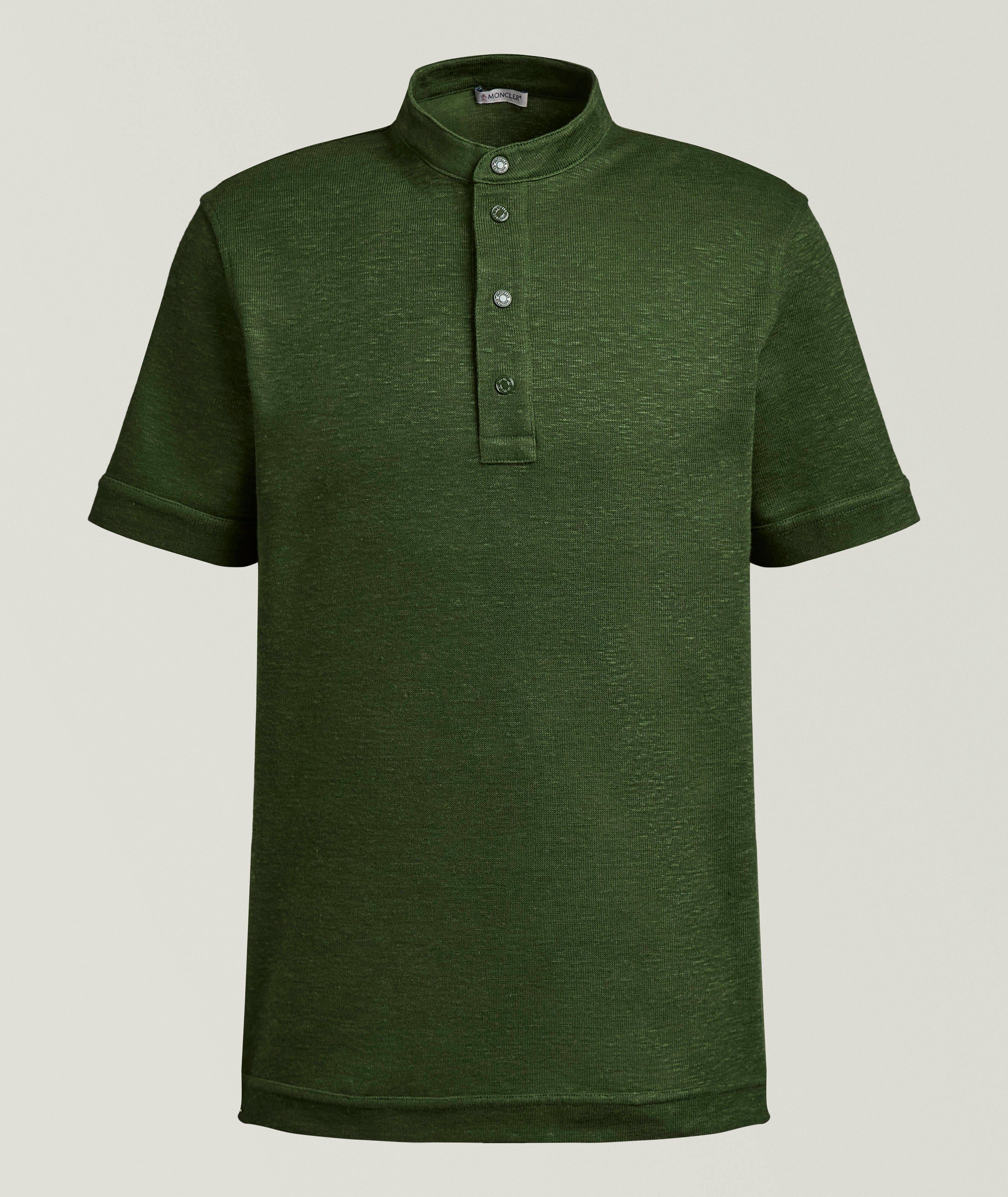 Moncler Cotton-Linen Henley