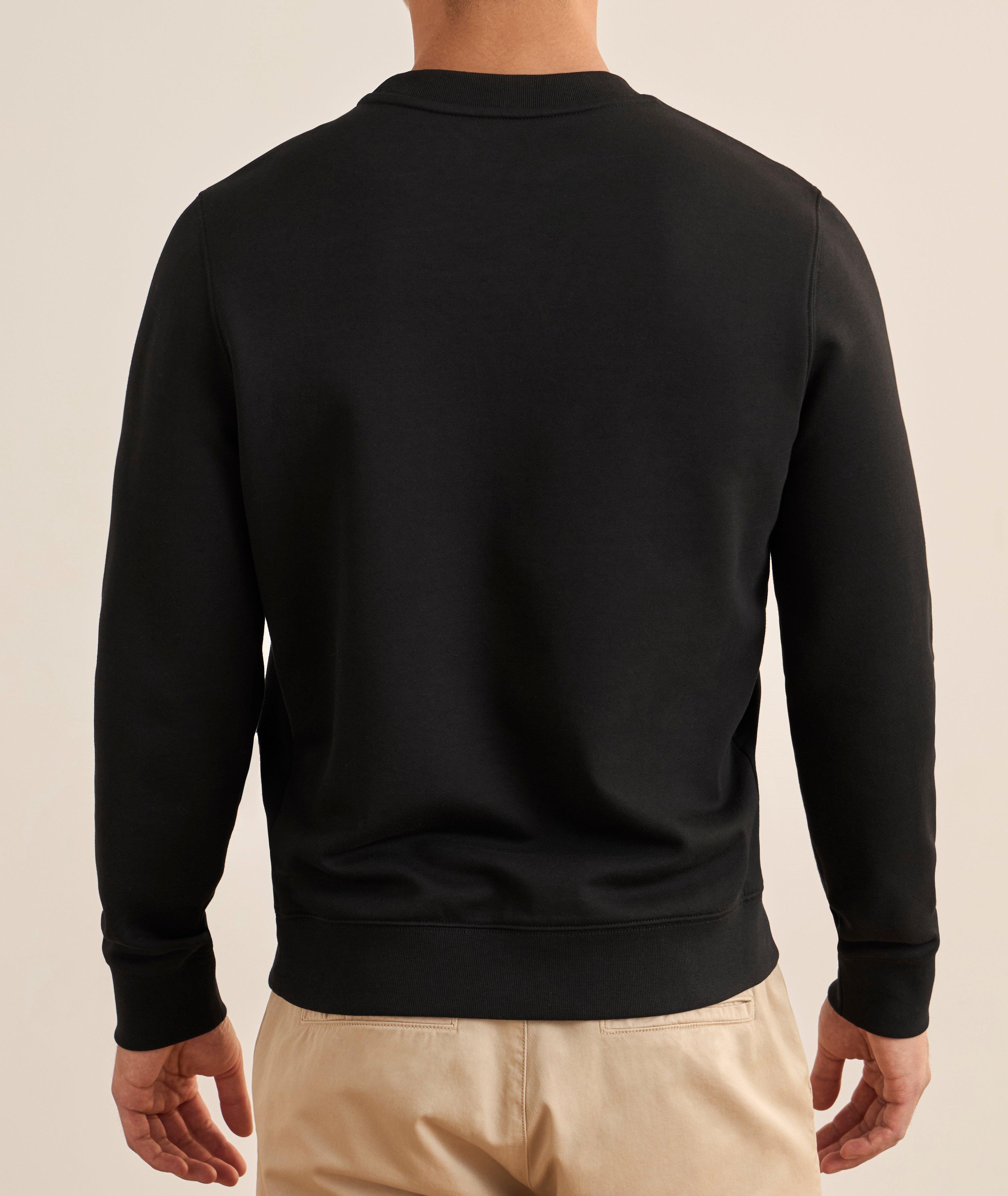 Embroidered Logo Cotton-Blend Sweatshirt  image 2