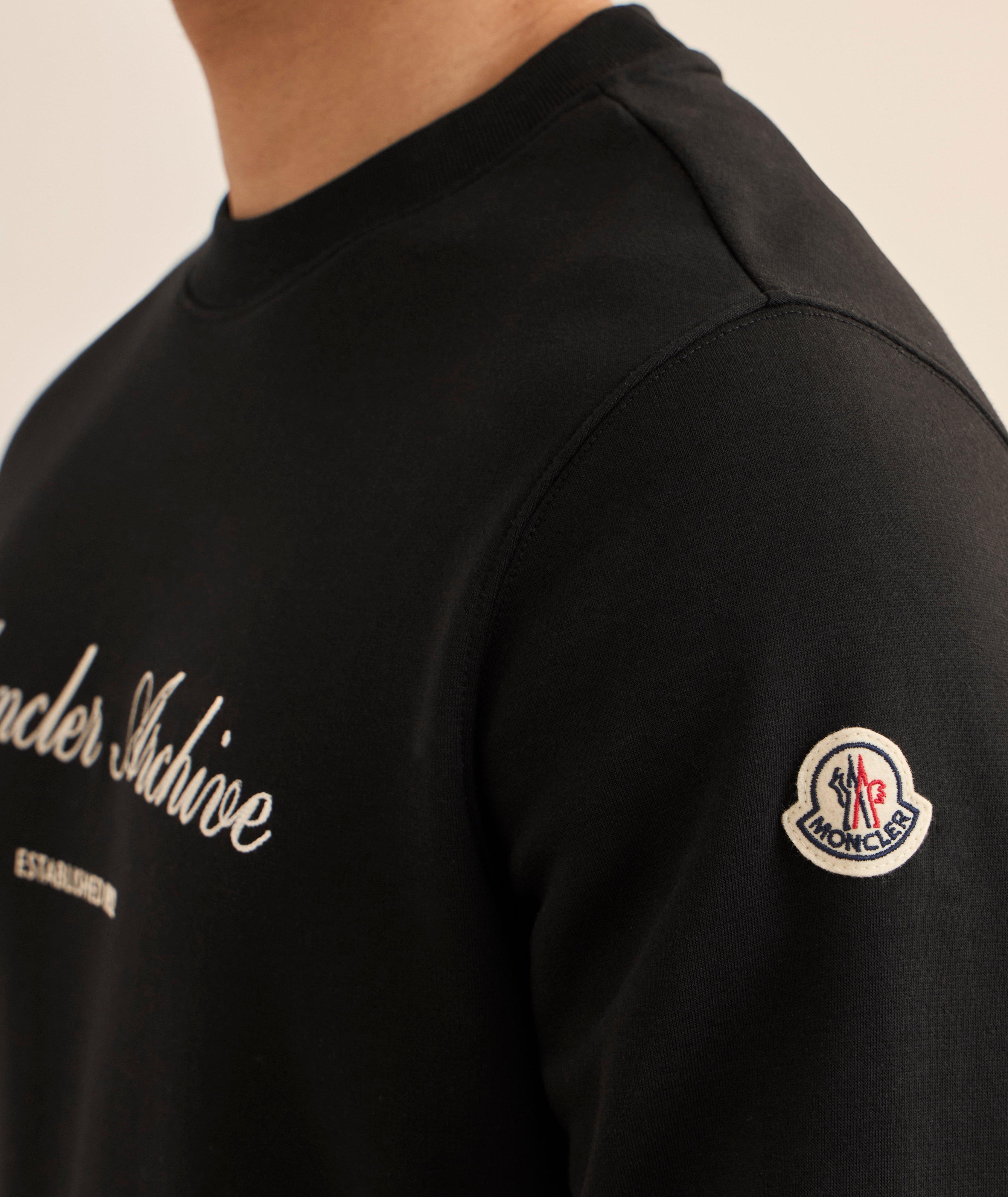 Embroidered Logo Cotton-Blend Sweatshirt  image 3