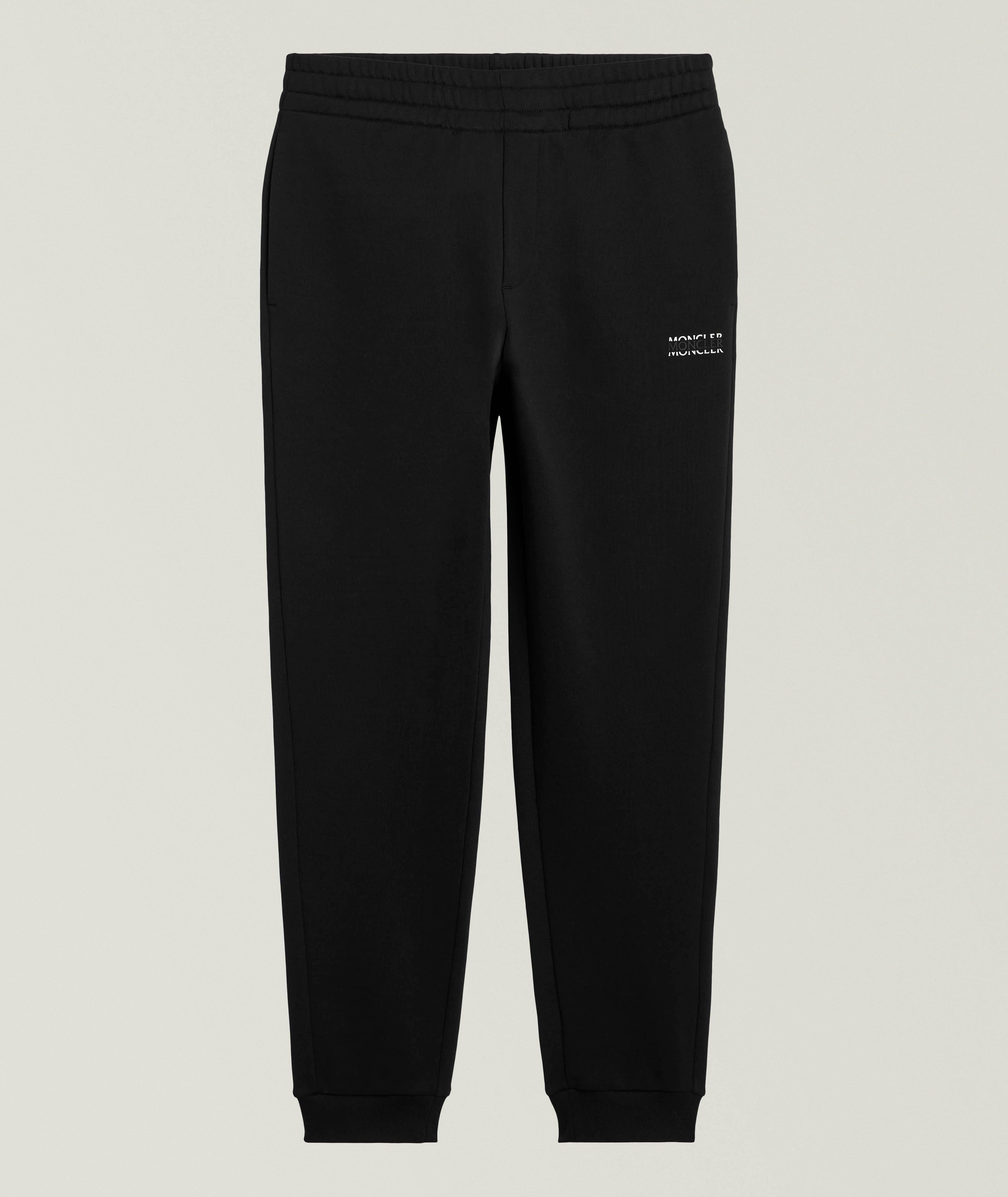 Moncler Logo Cotton Fleece Sweatpants