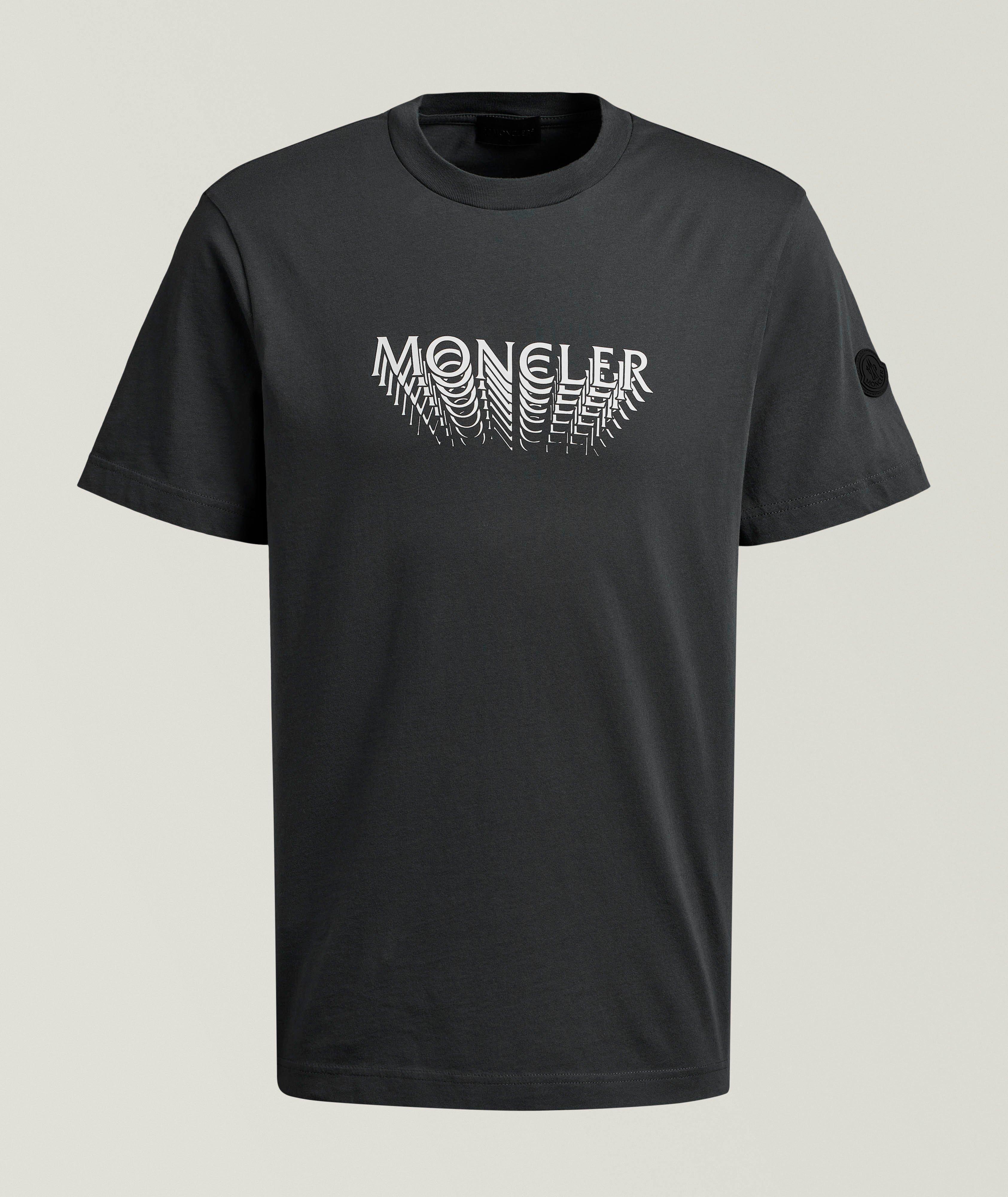 Moncler Logo Cotton Jersey T-Shirt