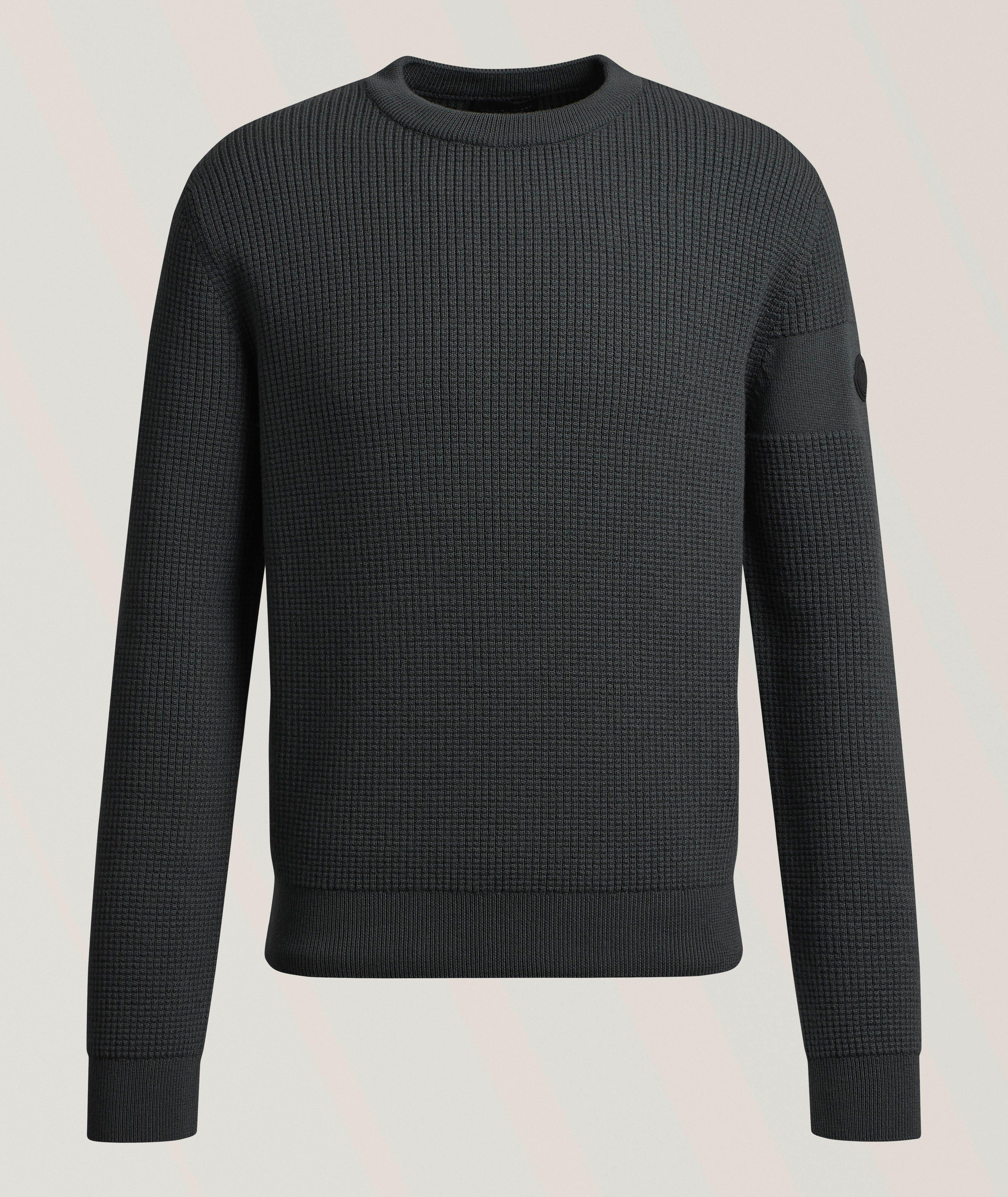 Moncler Waffle Knit Wool Sweater
