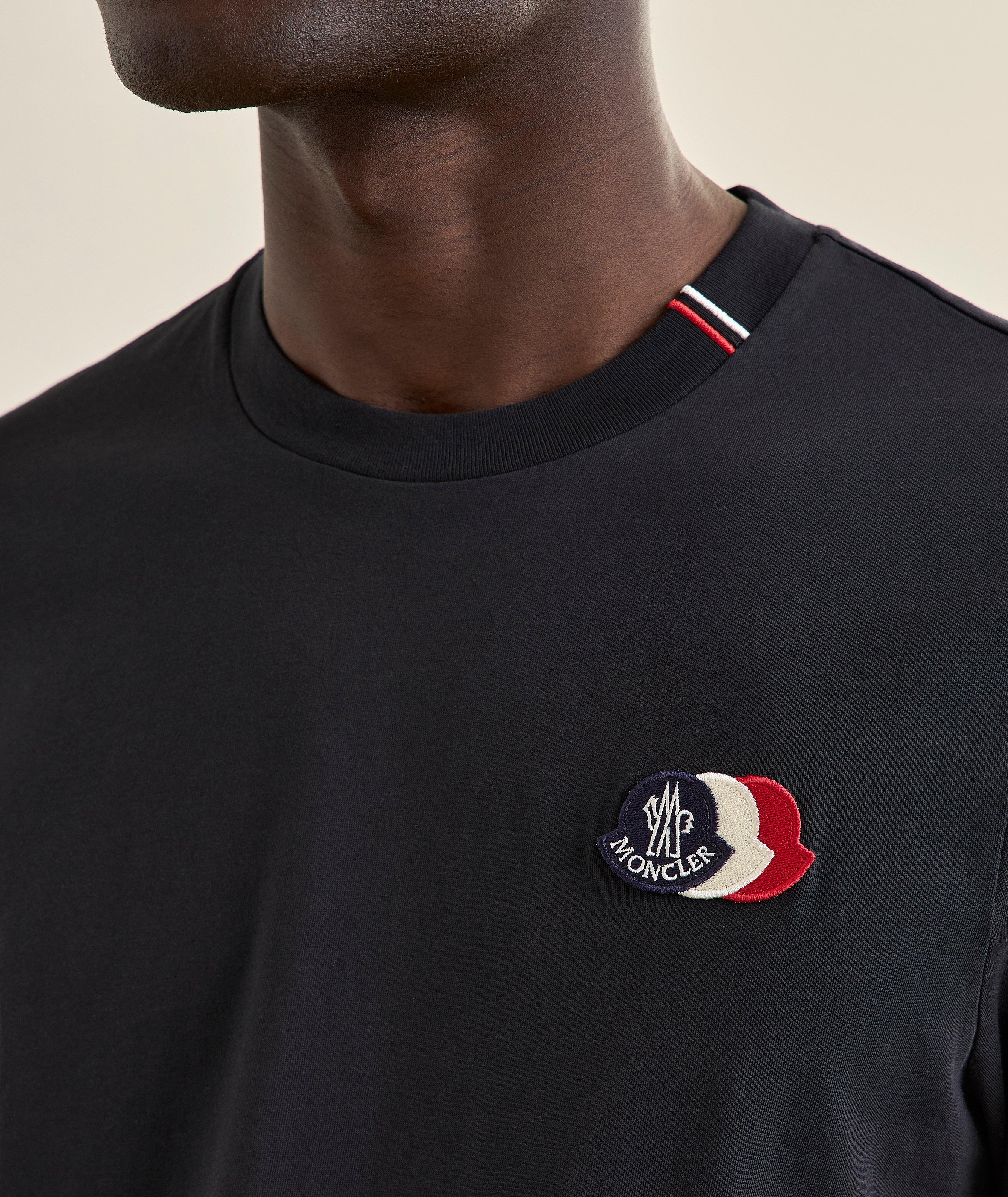 Moncler Triple Bell Embroidered Logo T-Shirt | T-Shirts | Harry Rosen
