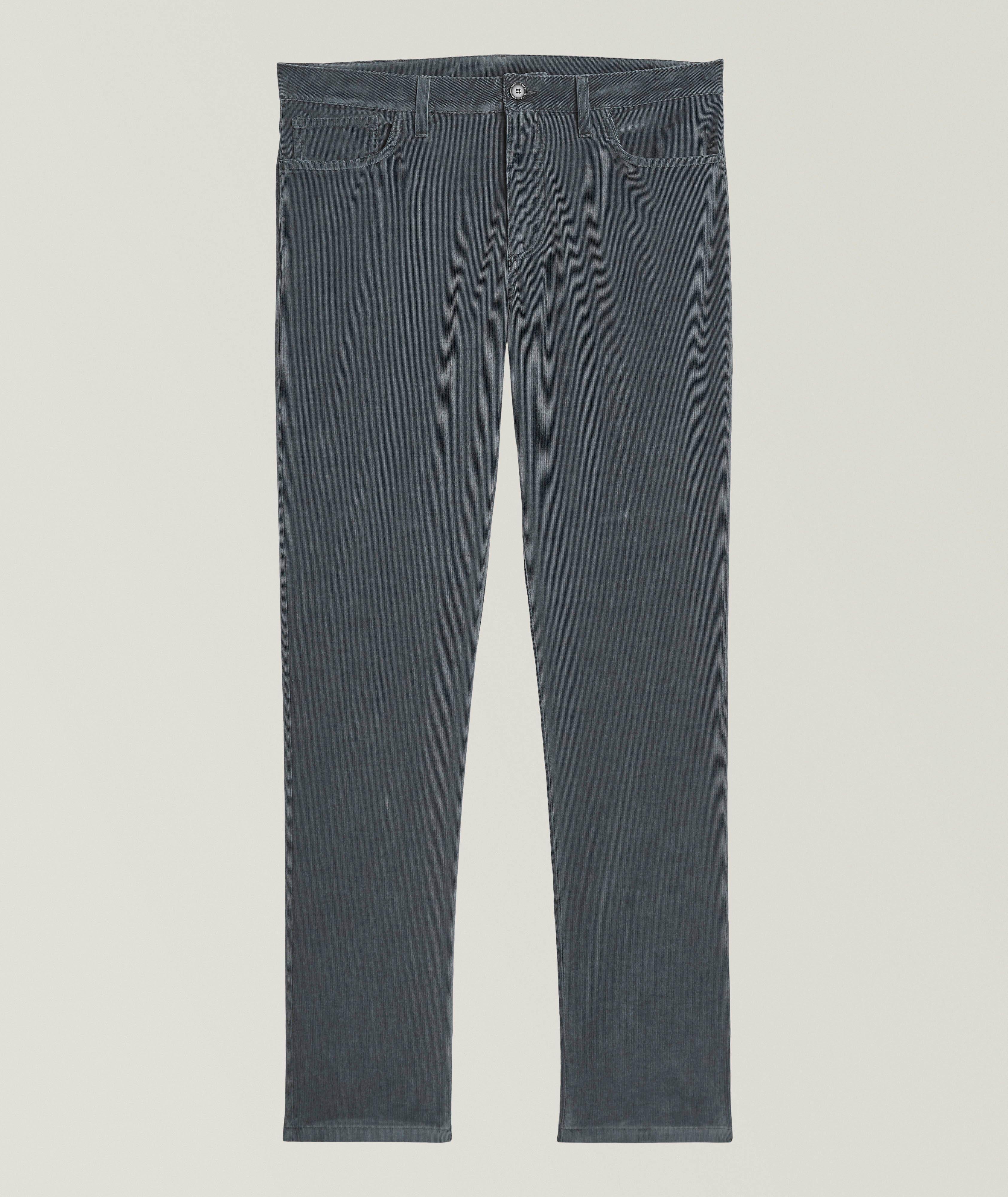Regular-Fit Fine Wale Corduroy Pants  image 0