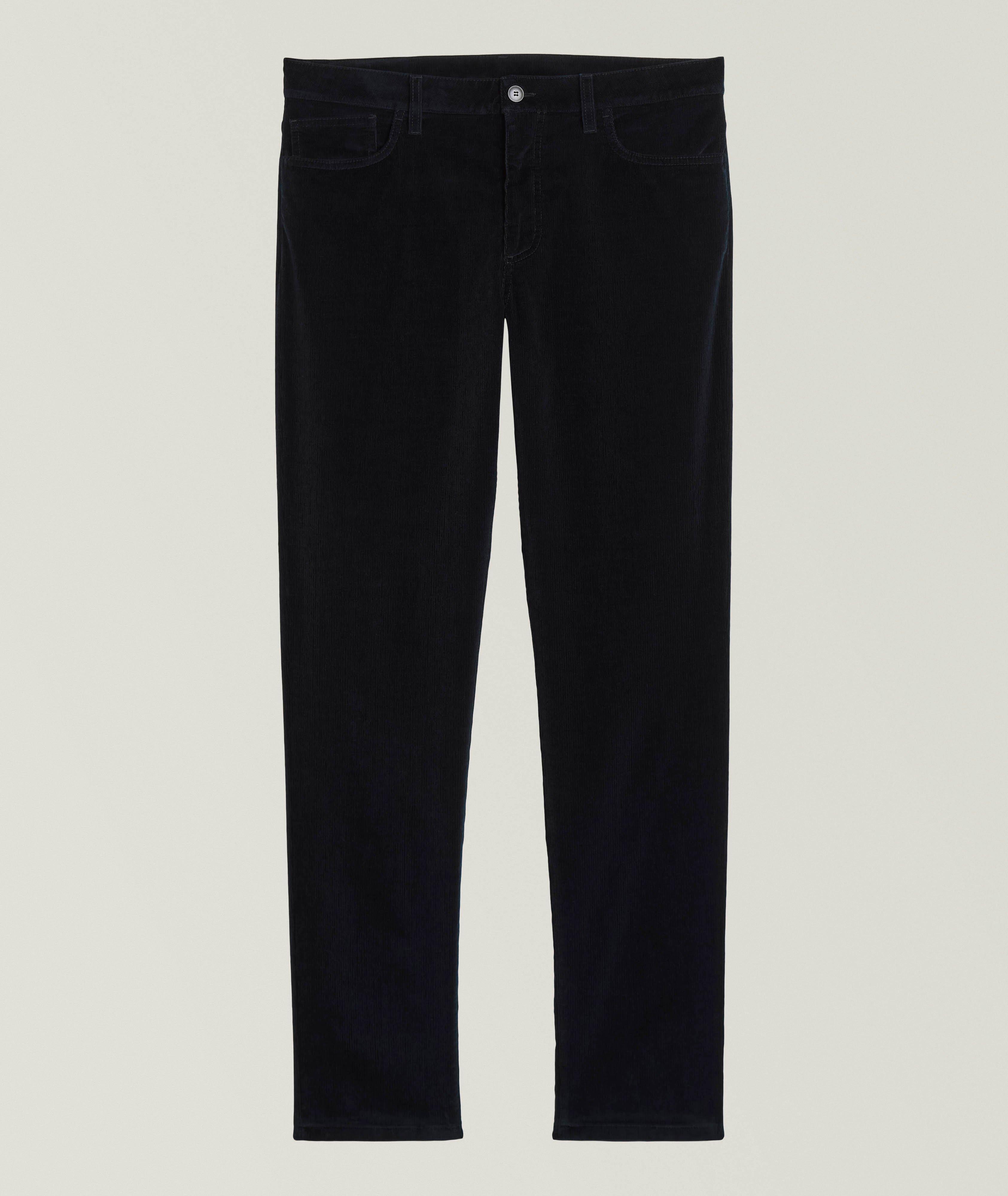 Regular-Fit Fine Wale Corduroy Pants  image 0