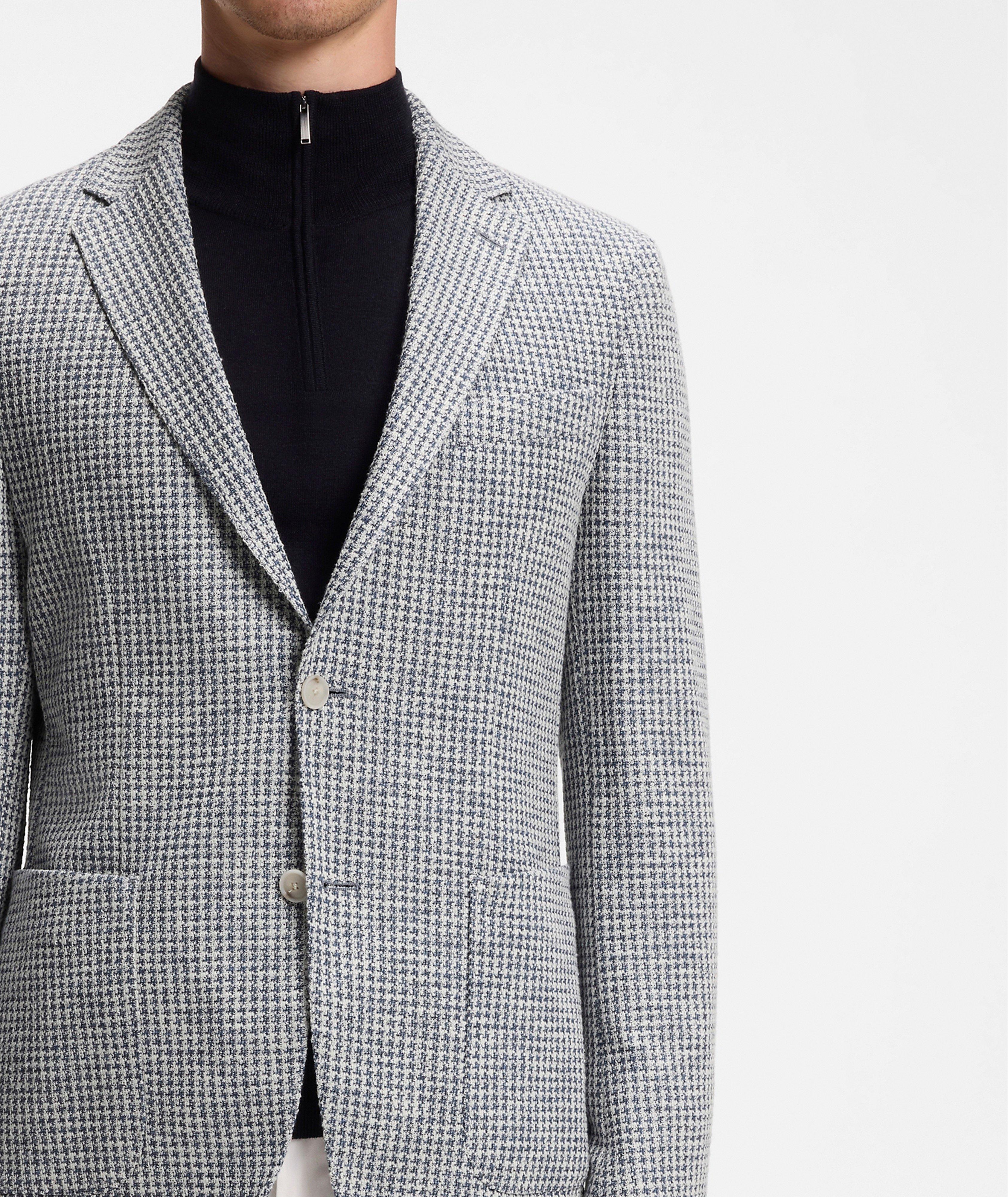 BOSS Hanry Houndstooth Cotton-Blend Sport Jacket | Sport Jackets