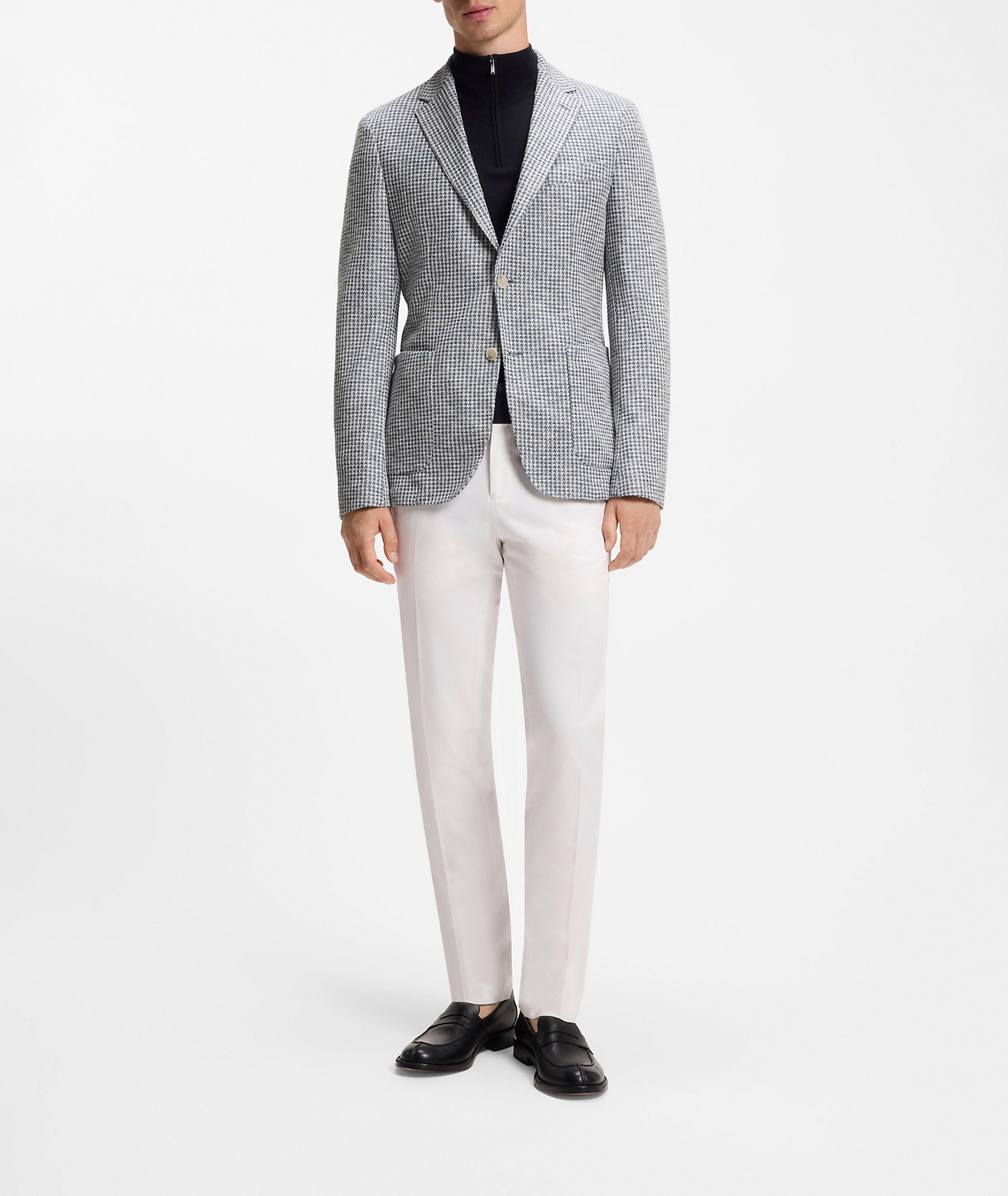 BOSS Hanry Houndstooth Cotton-Blend Sport Jacket | Sport Jackets
