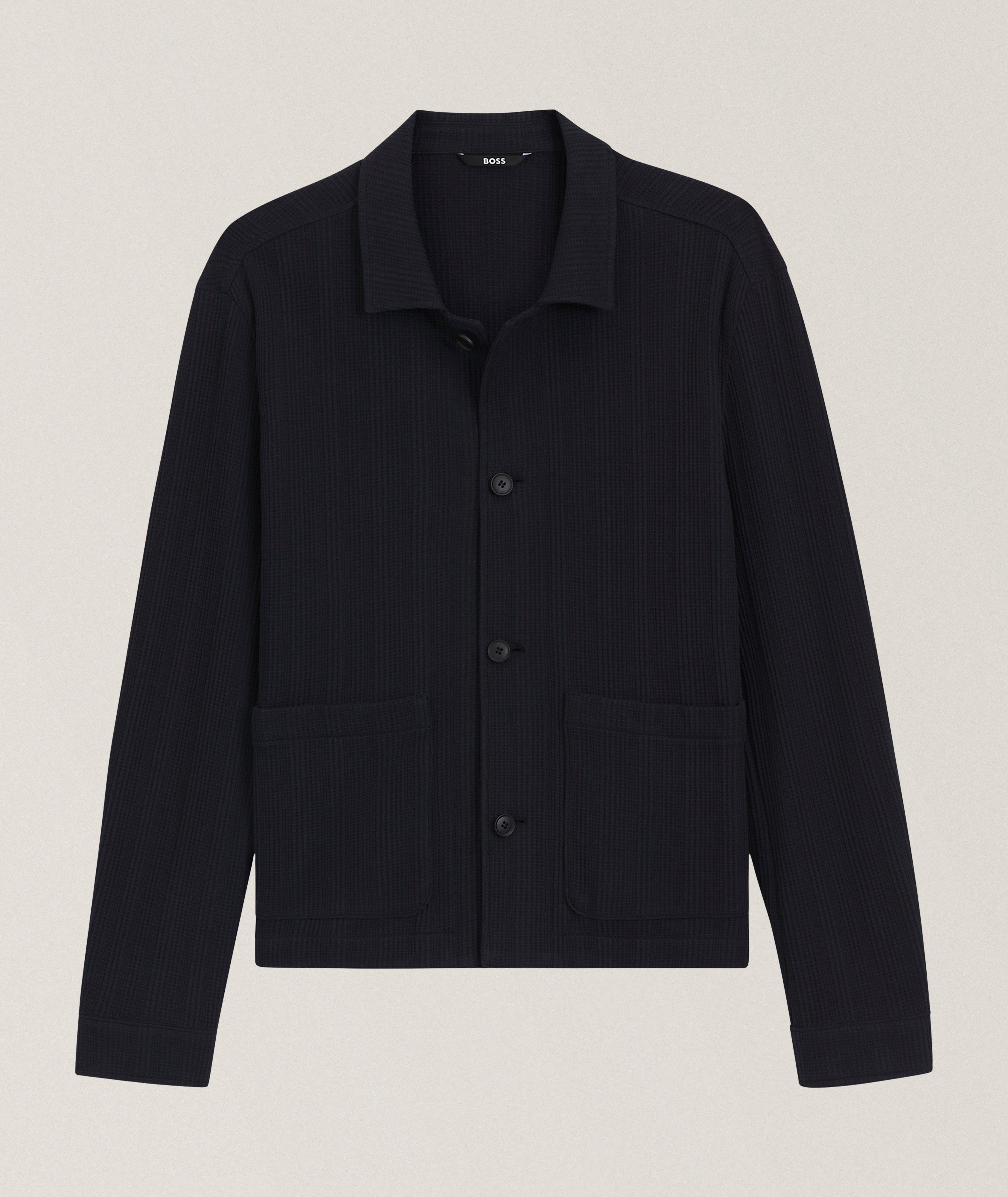 BOSS Surchemise coton rayé Carper coupe-décontractée