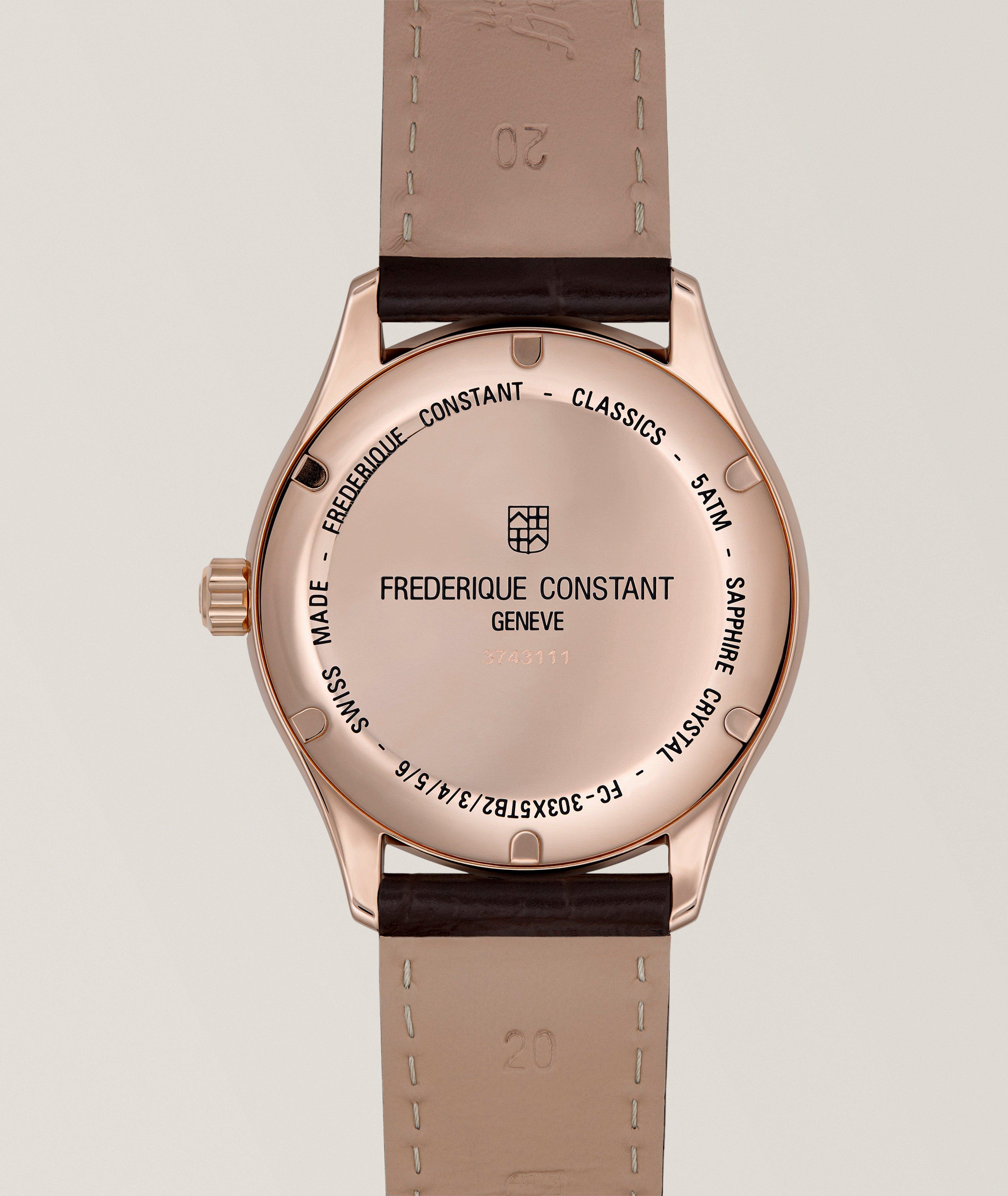 Montre automatique Classics Index cuir image 1