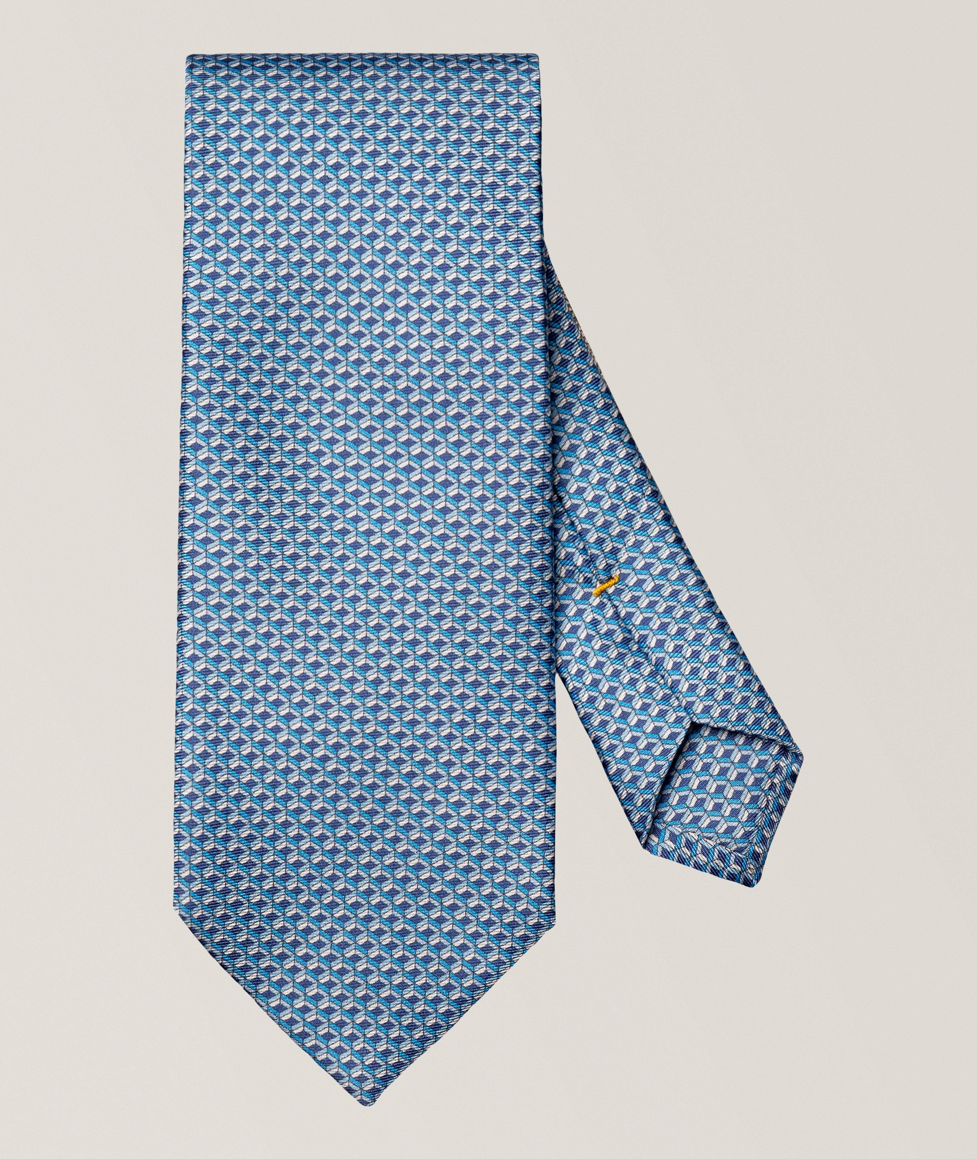 Geometric Silk Tie image 0