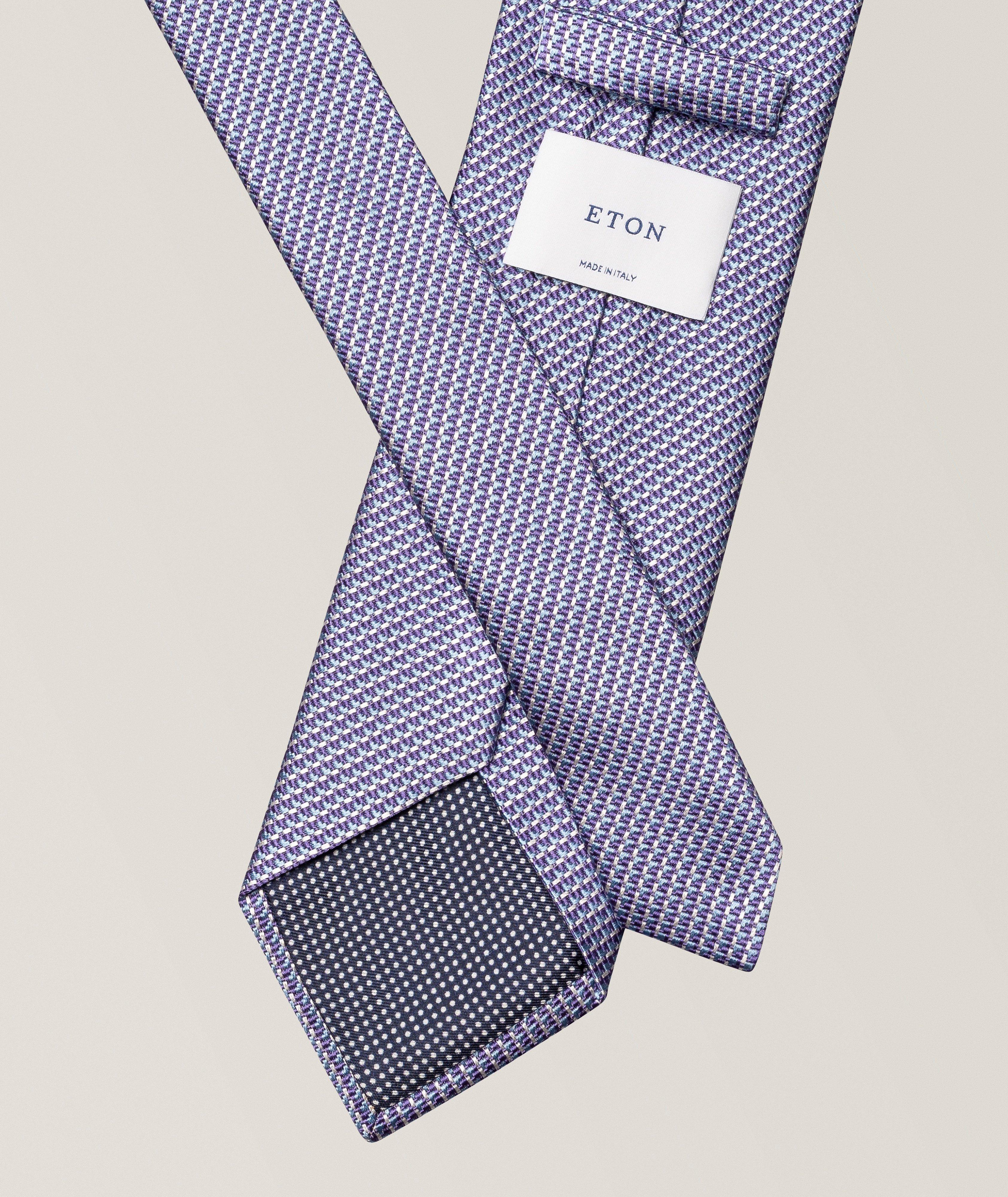 Micro-Neat Silk-Cotton Tie image 1