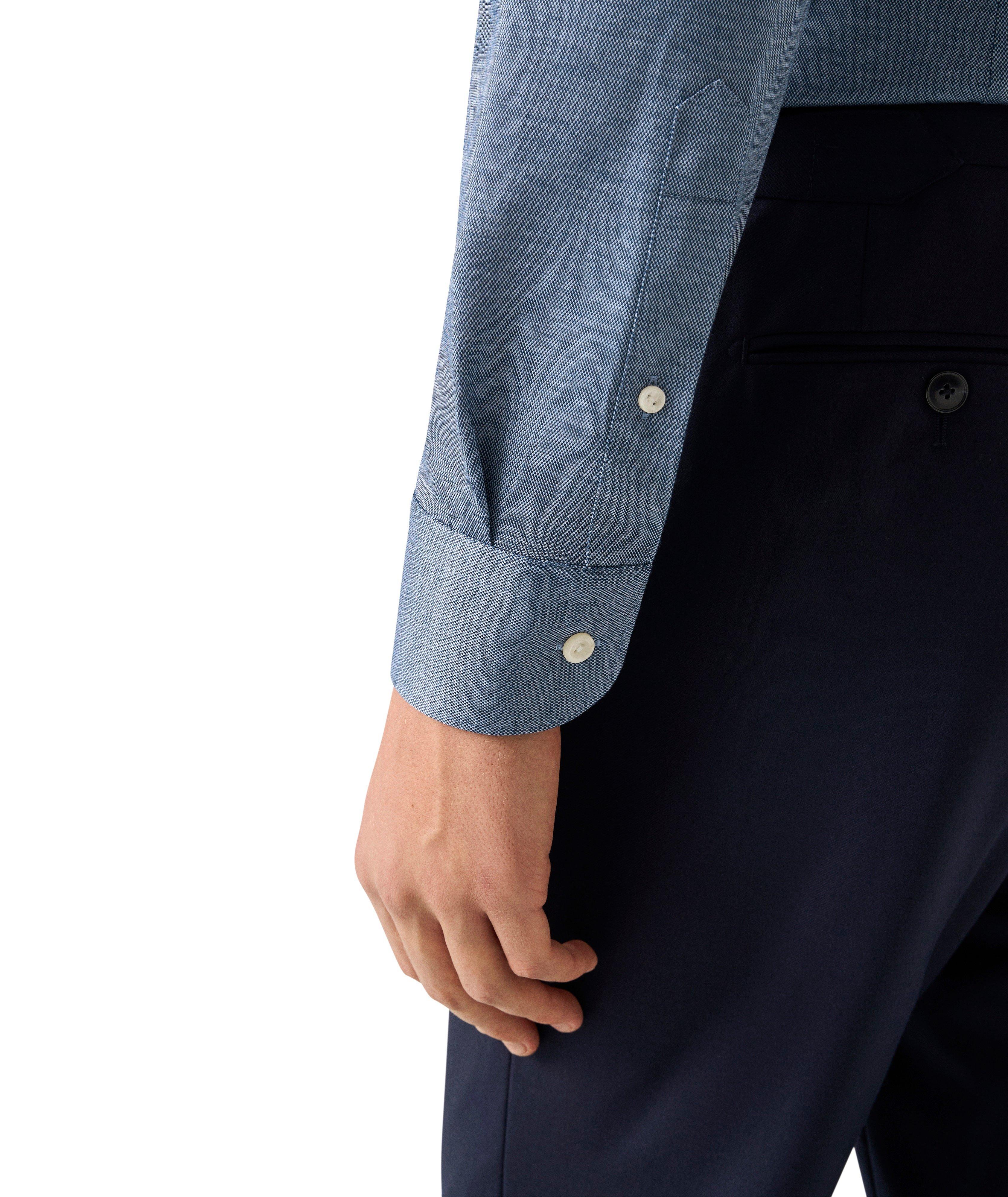 Slim-Fit Filo Di Scozia Knit Shirt image 4