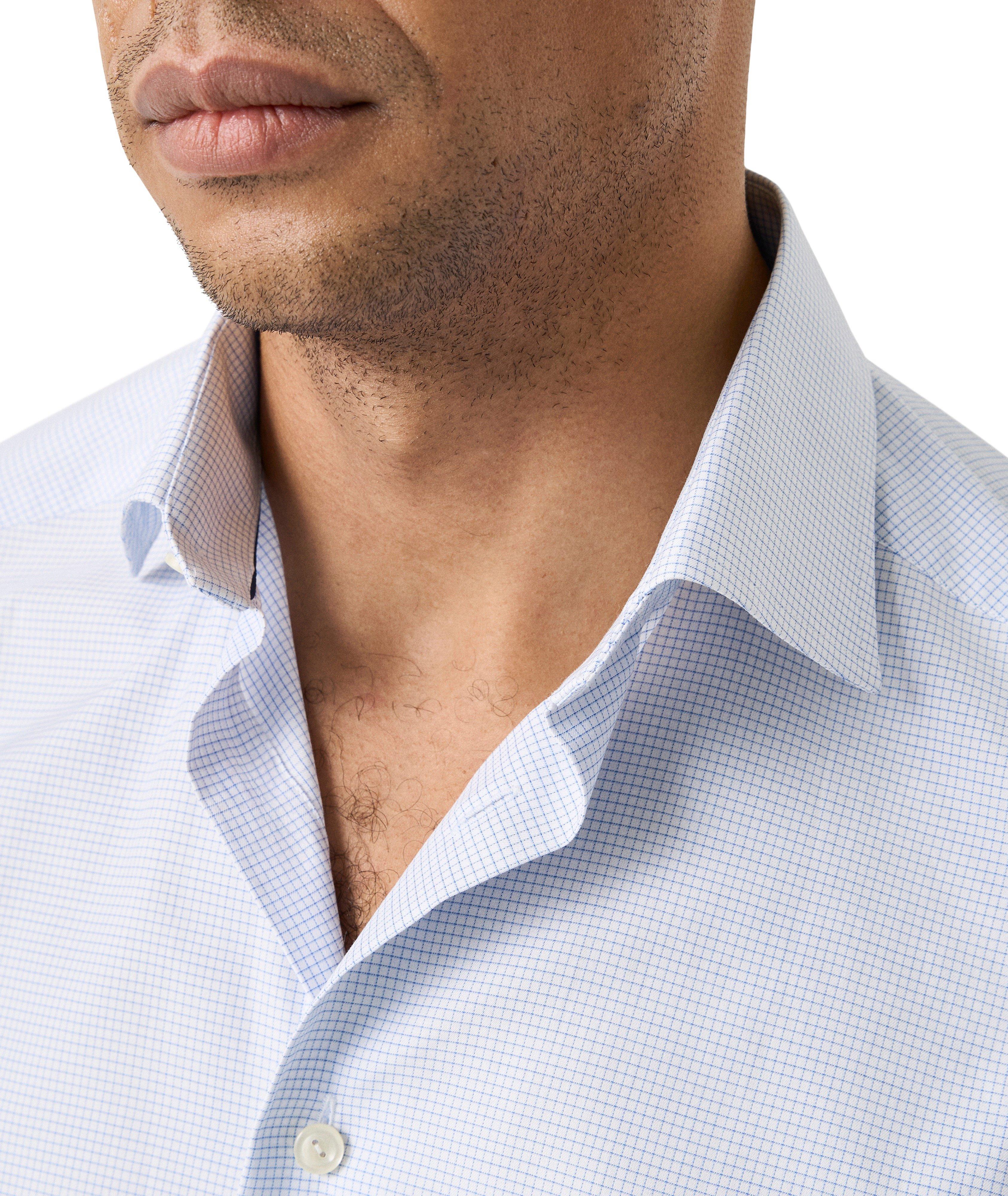 Contemporary-Fit Check Signature Twill Shirt image 3