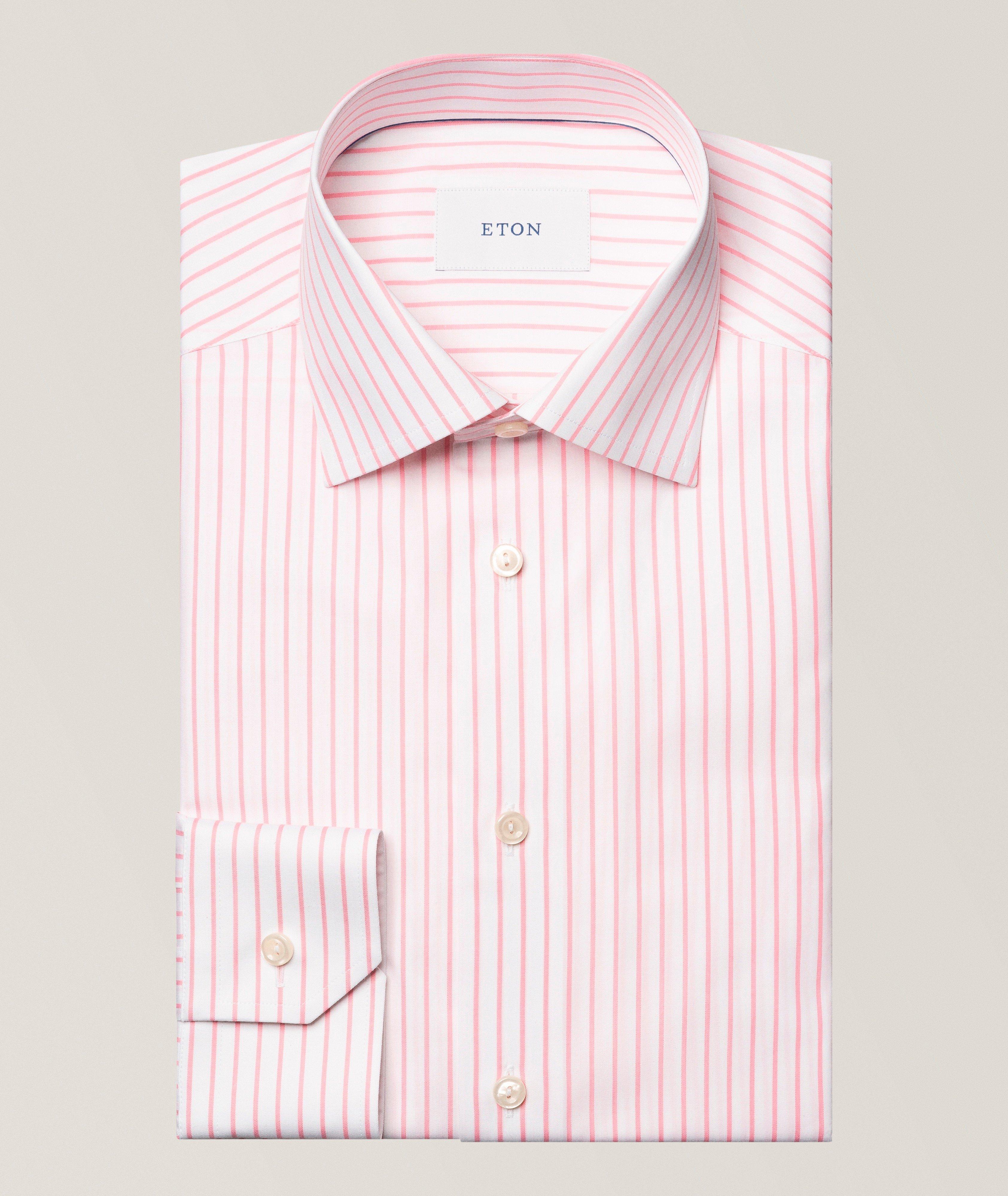 Eton Contemporary-Fit Stripe Signature Twill Shirt
