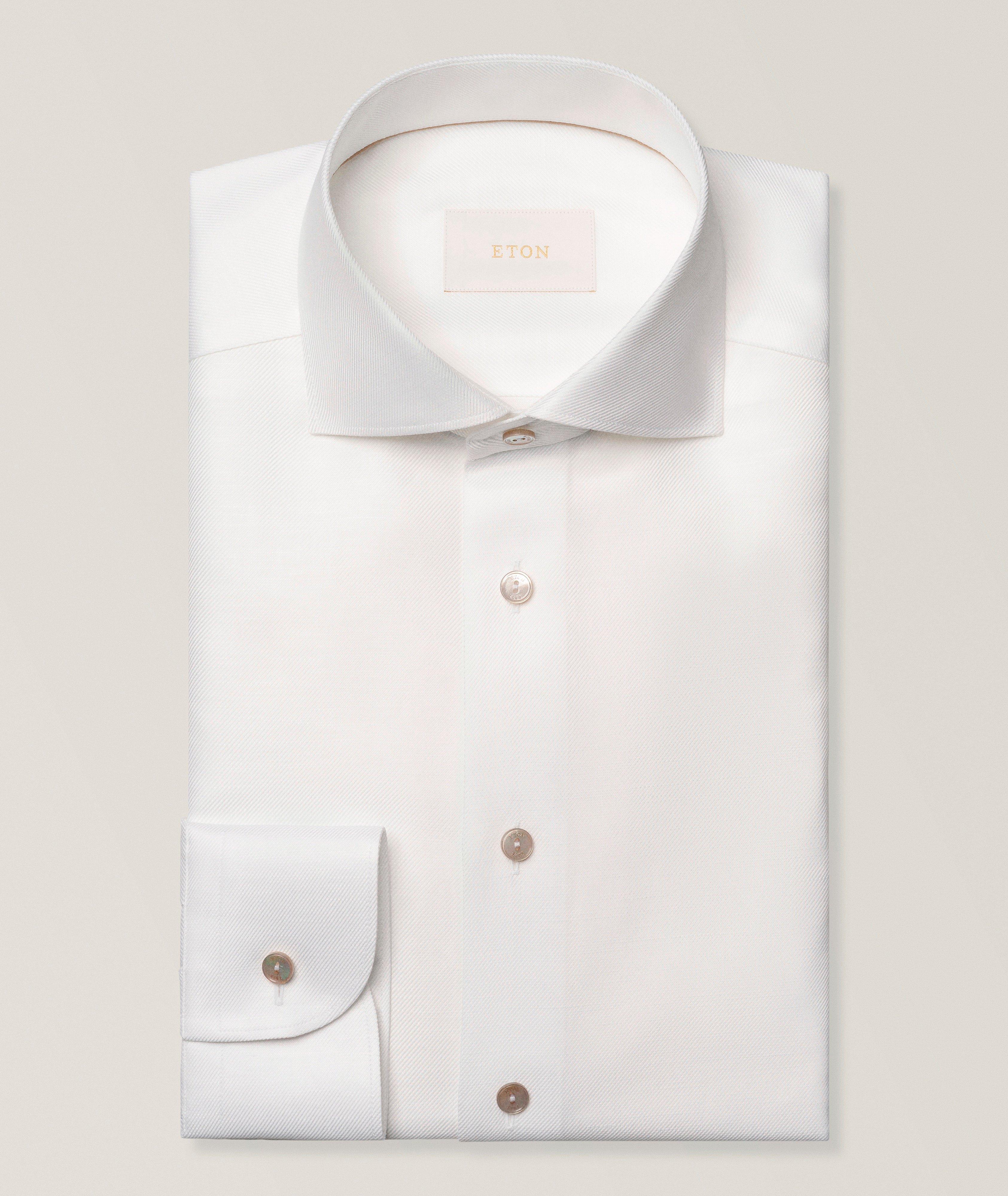 Eton Chemise habillée semi-unie coupe-ajustée