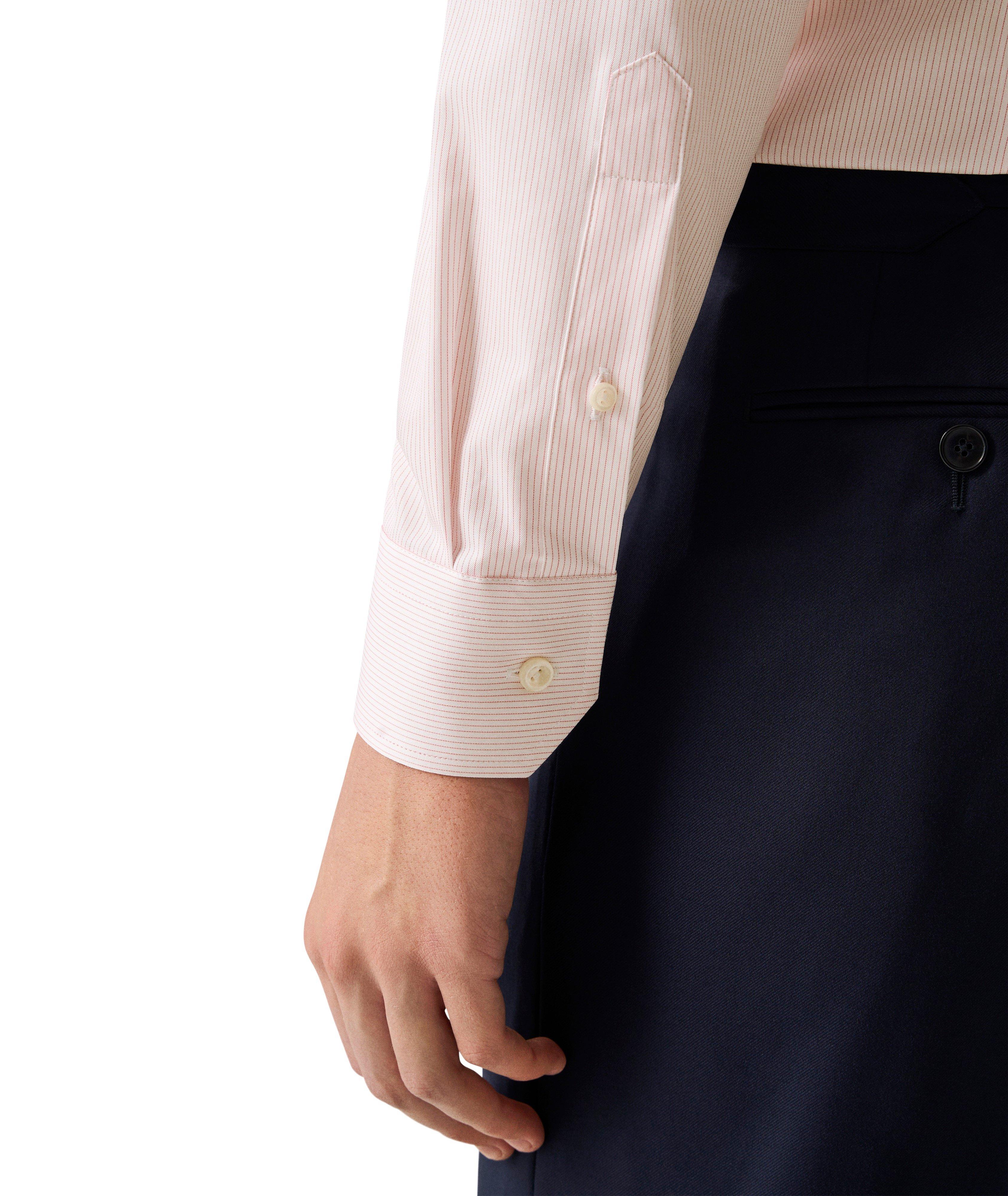 Chemise sergé emblématique rayée coupe-ajustée image 4