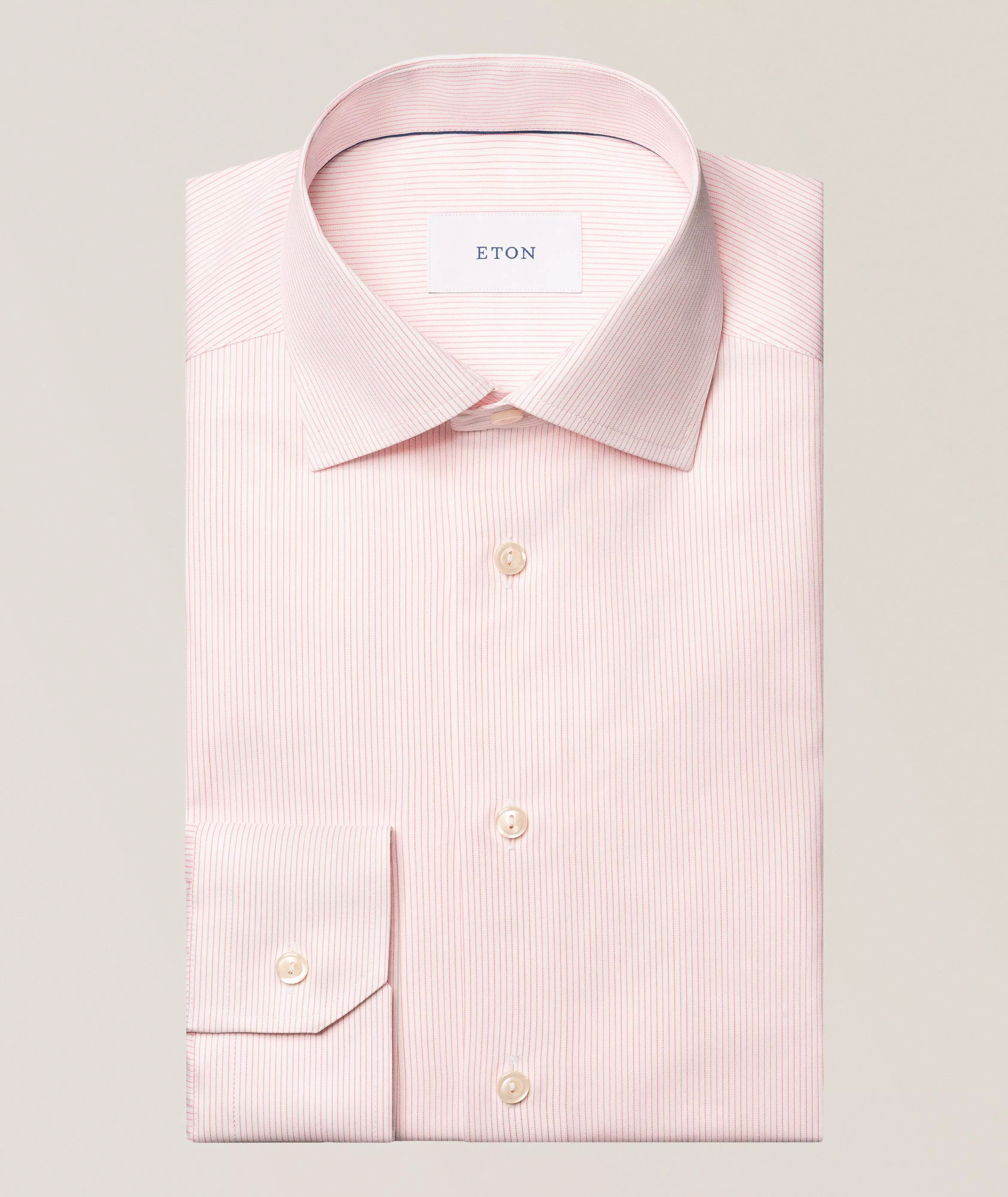 Eton Slim-Fit Striped Signature Twill Shirt