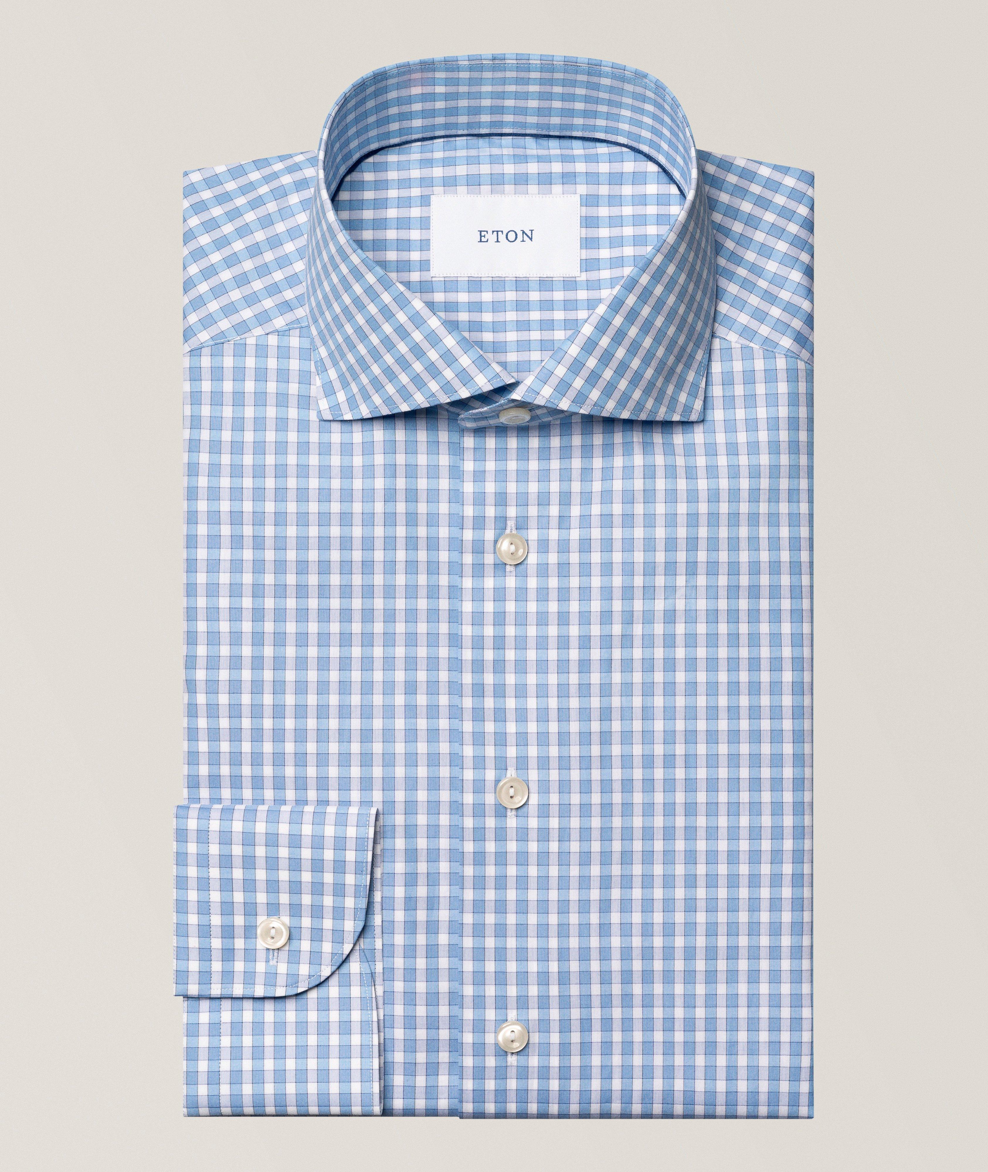 Chemise popeline emblématique quadrillé coupe-contemporaine image 0
