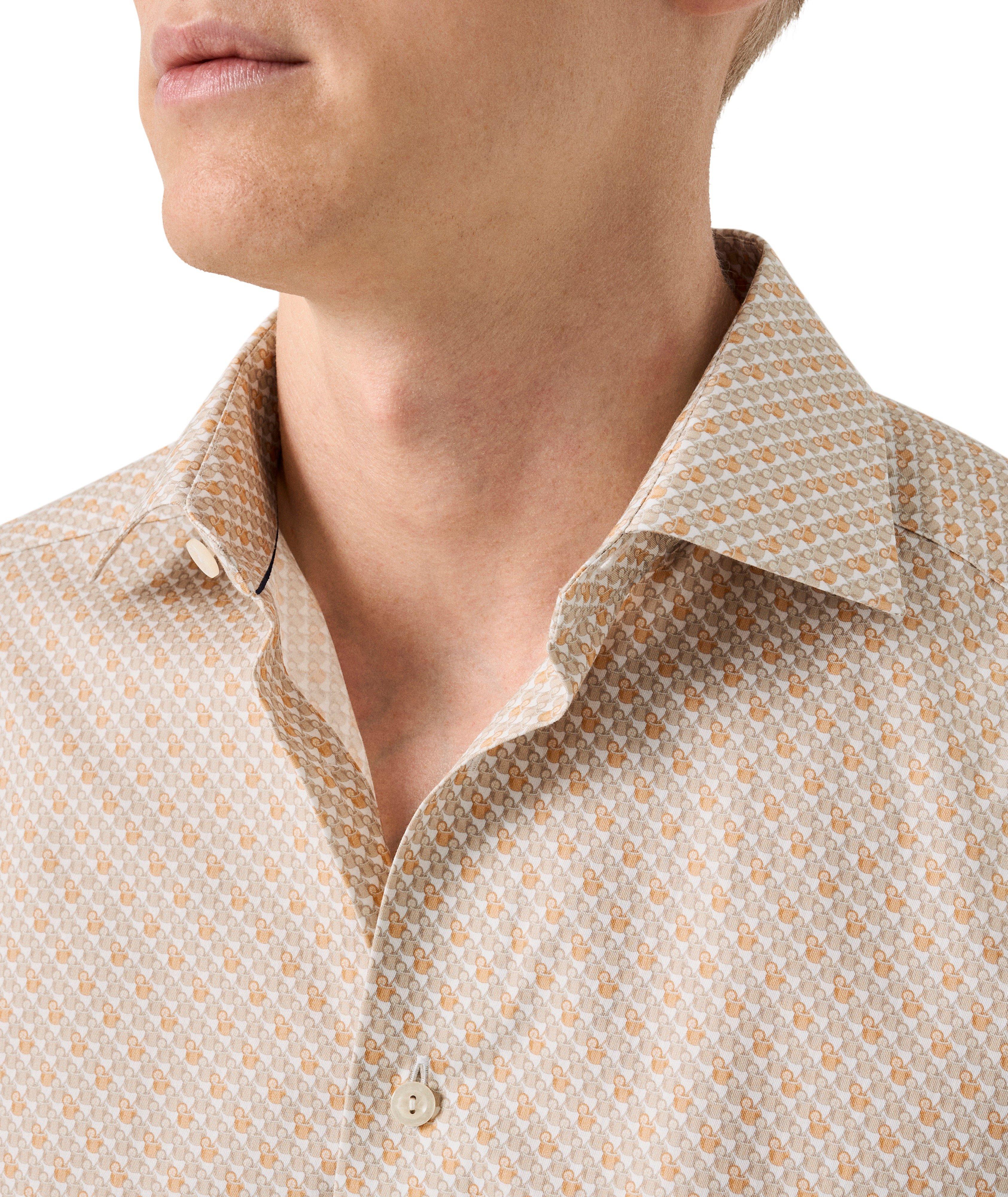 Slim-Fit Printed Signature Twill Shirt image 3