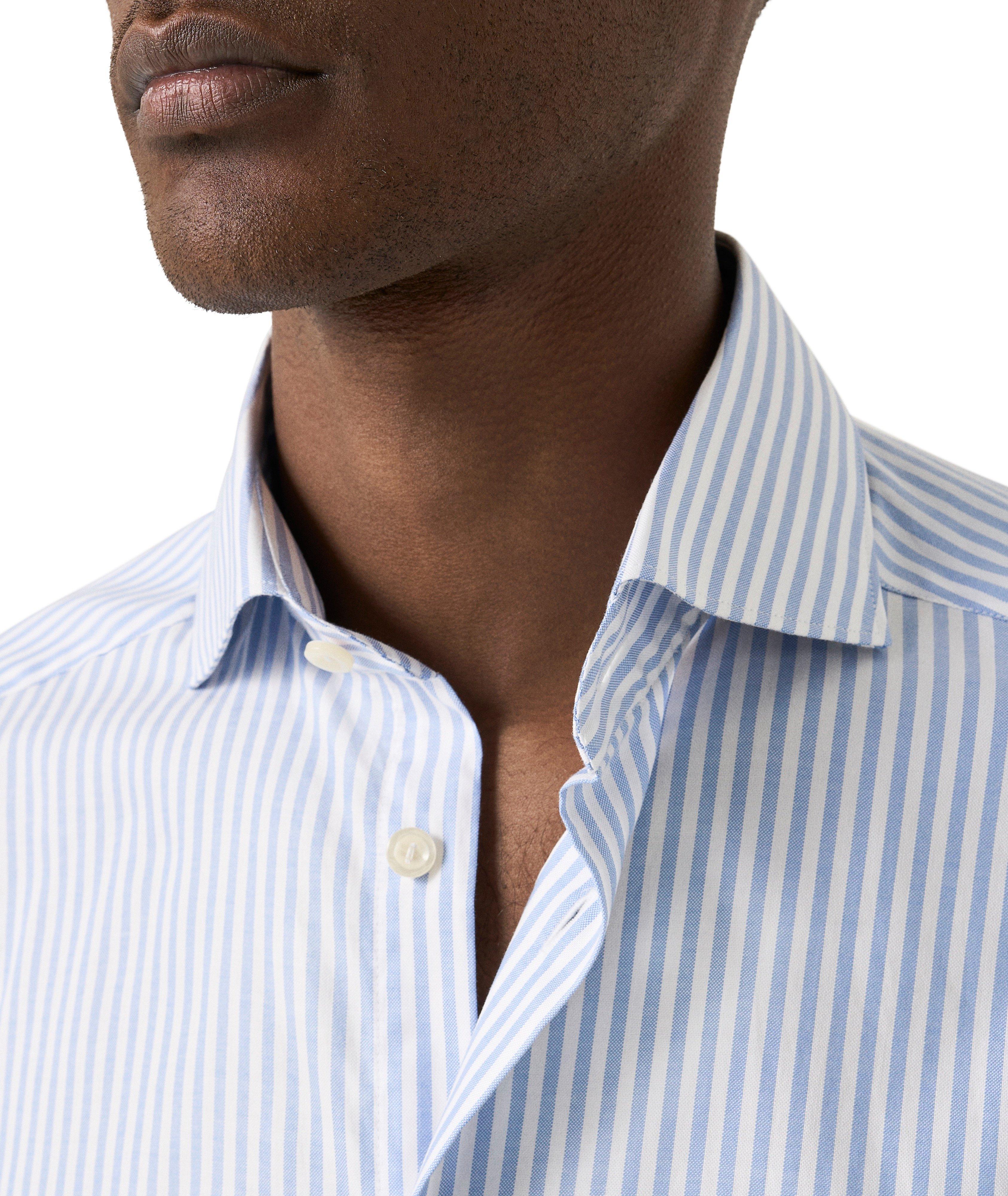 Contemporary-Fit Striped Oxford Dress Shirt image 3
