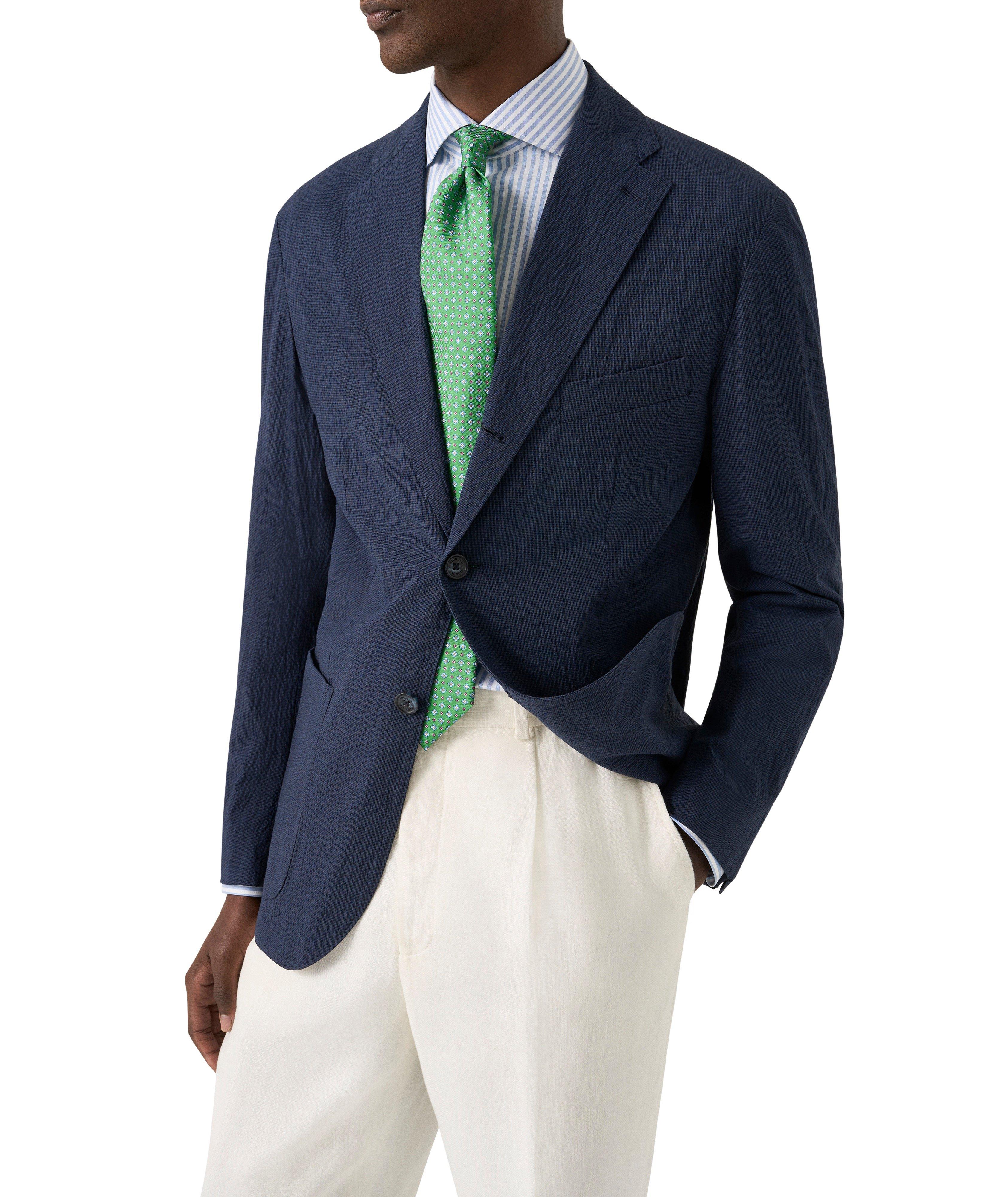 Contemporary-Fit Striped Oxford Dress Shirt image 5