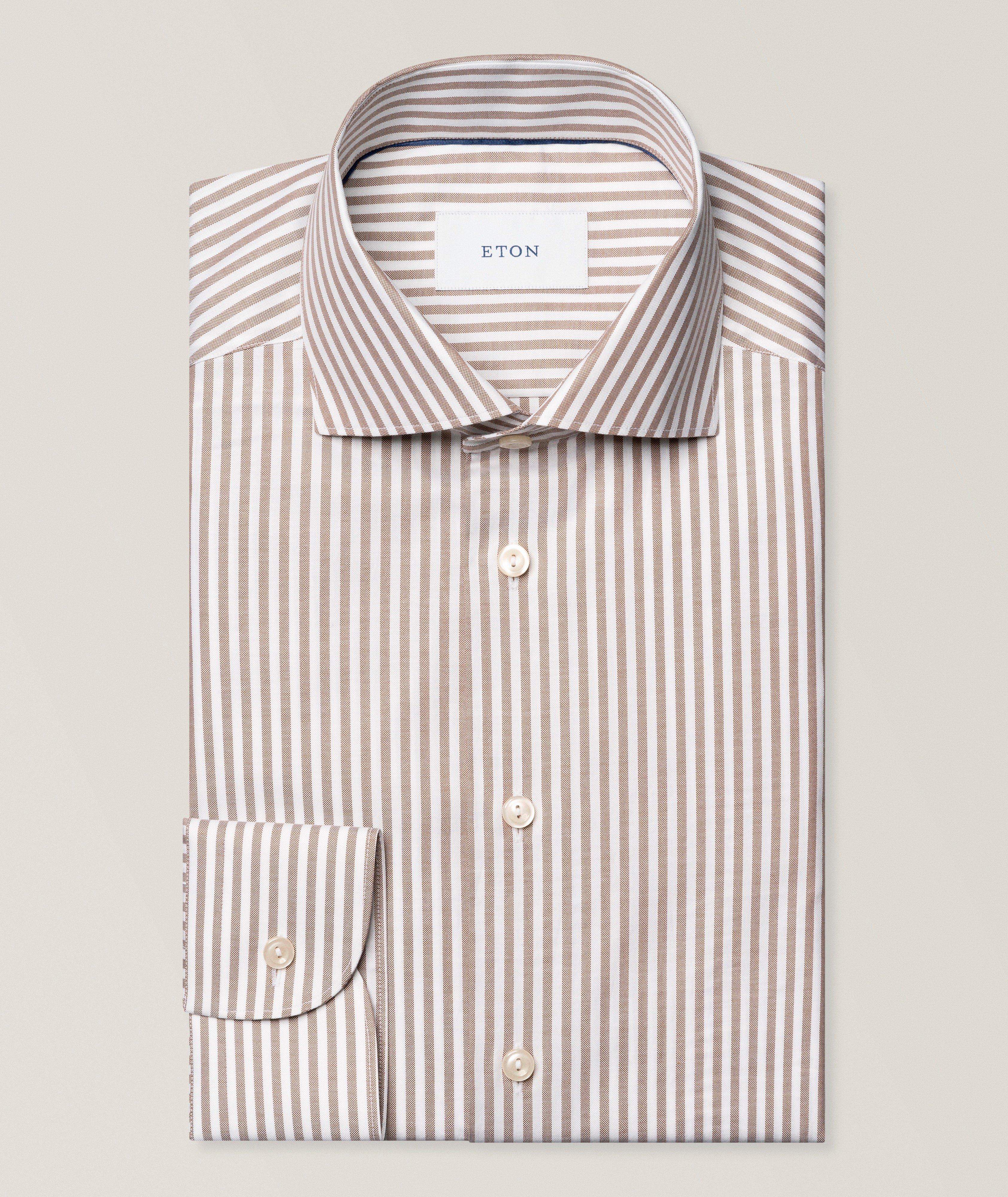 Eton Chemise habillée Oxford signature rayée coupe-ajustée
