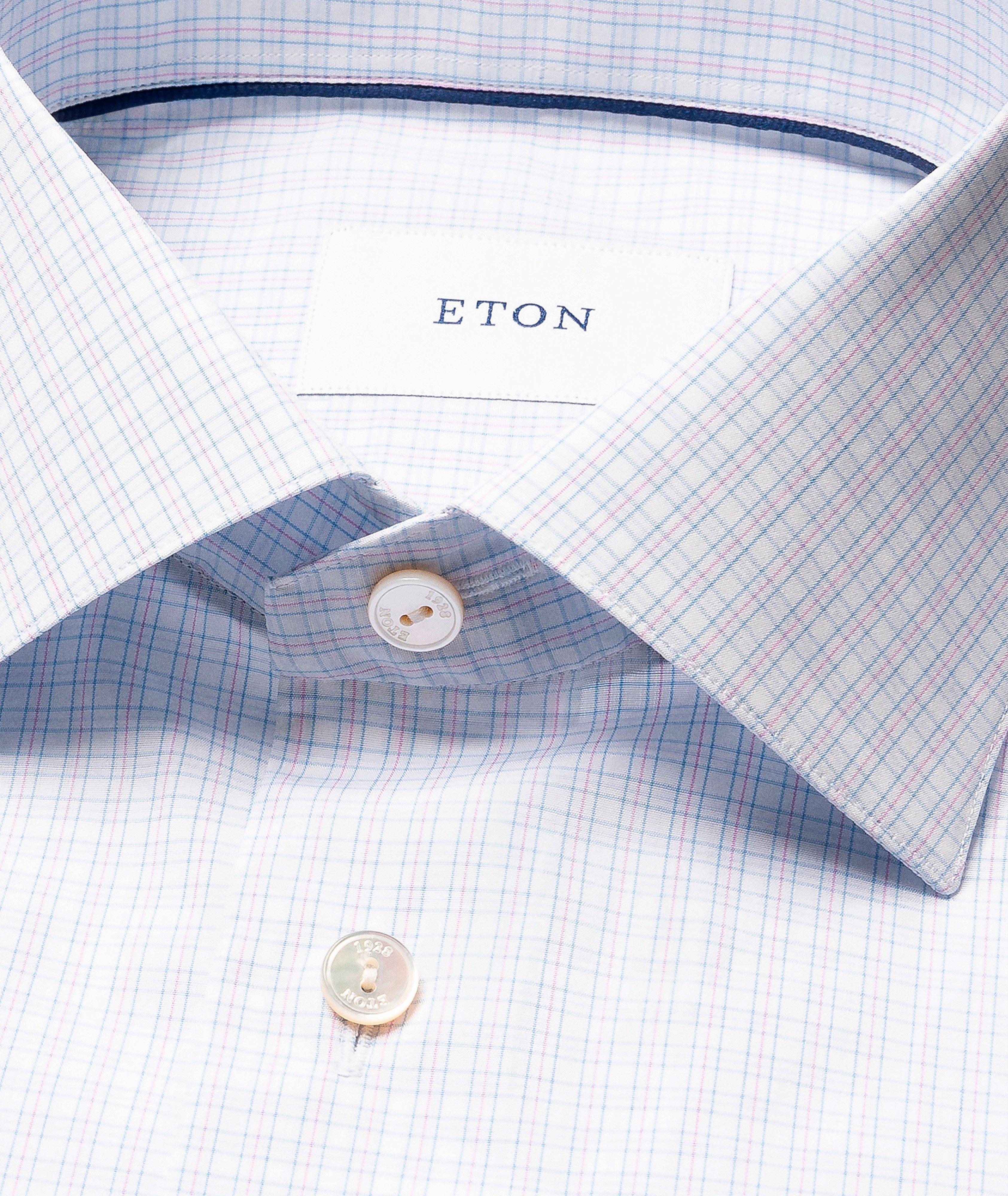 Slim-Fit Check Giza 45 Dress Shirt image 1