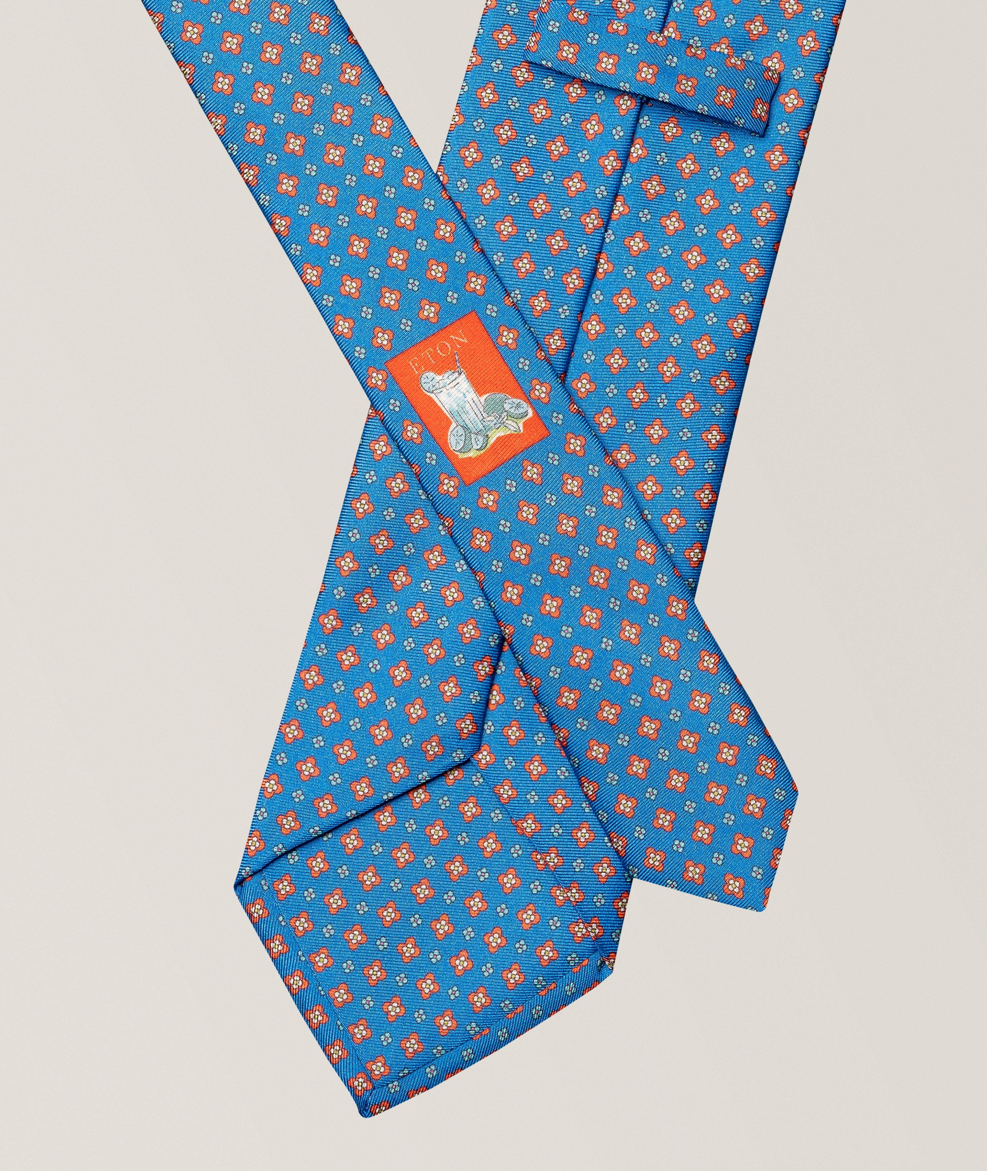 Floral Medallion Silk Tie image 1