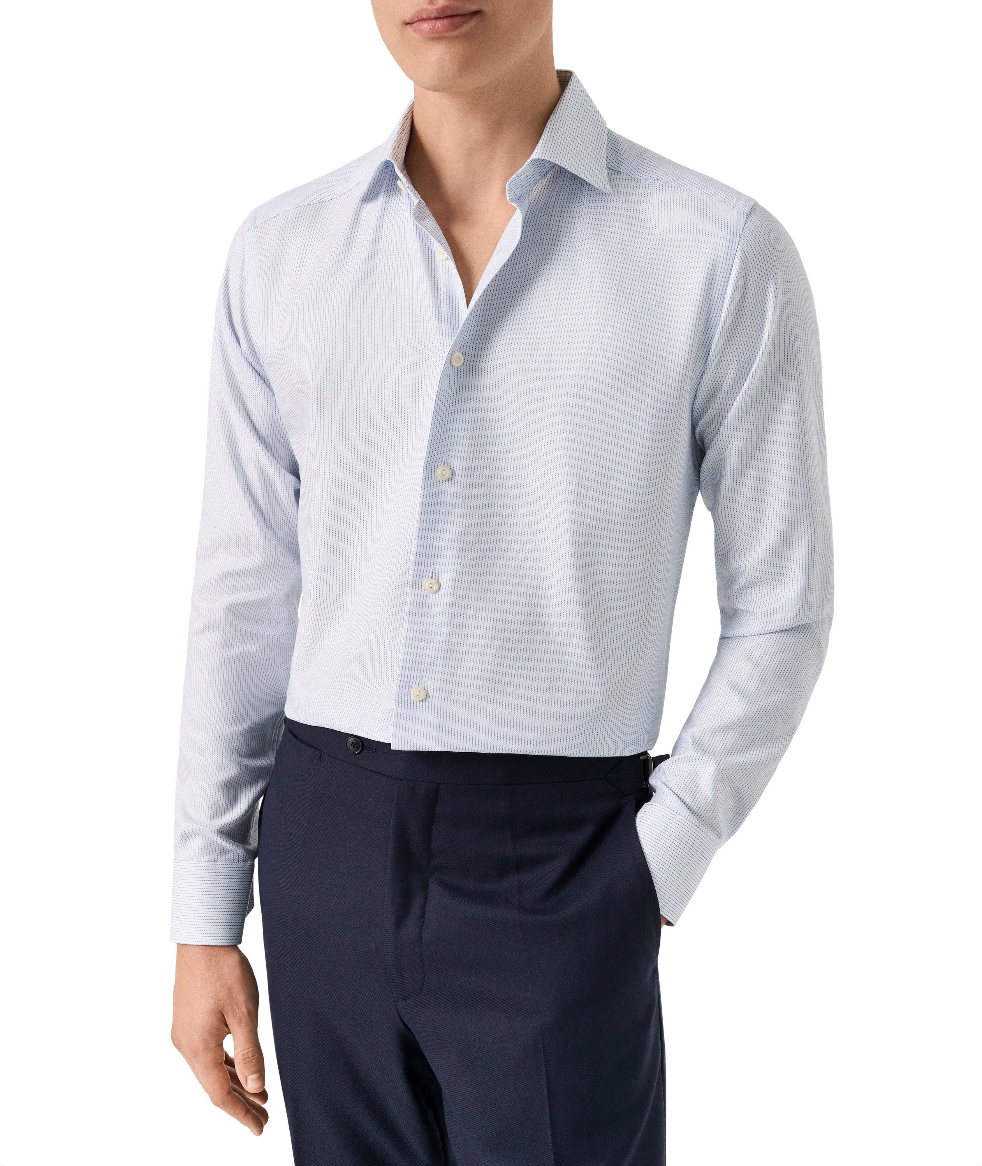 Slim-Fit Signature Twill Dress Shirt image 1
