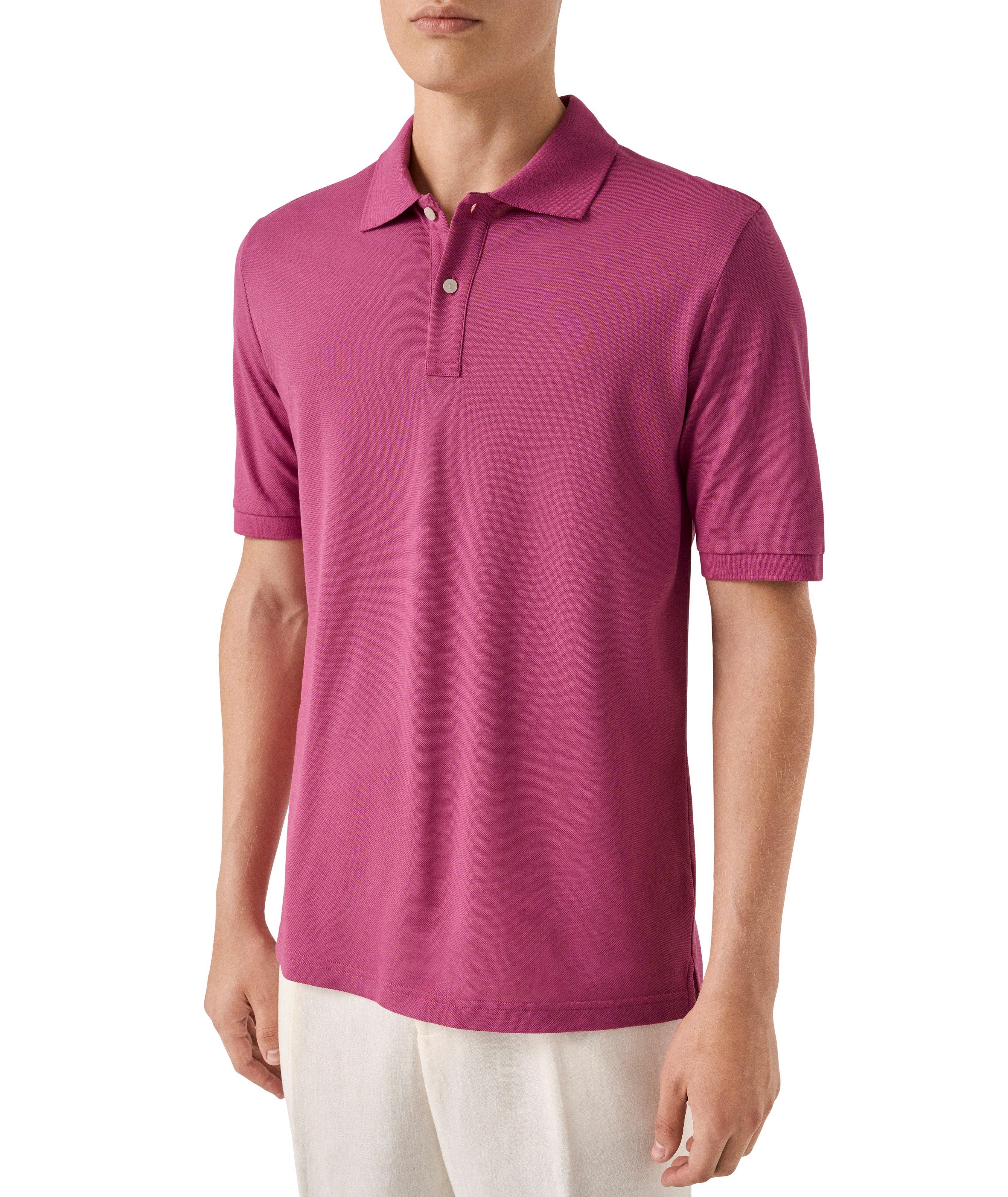 Pima Cotton Piqué Polo image 1