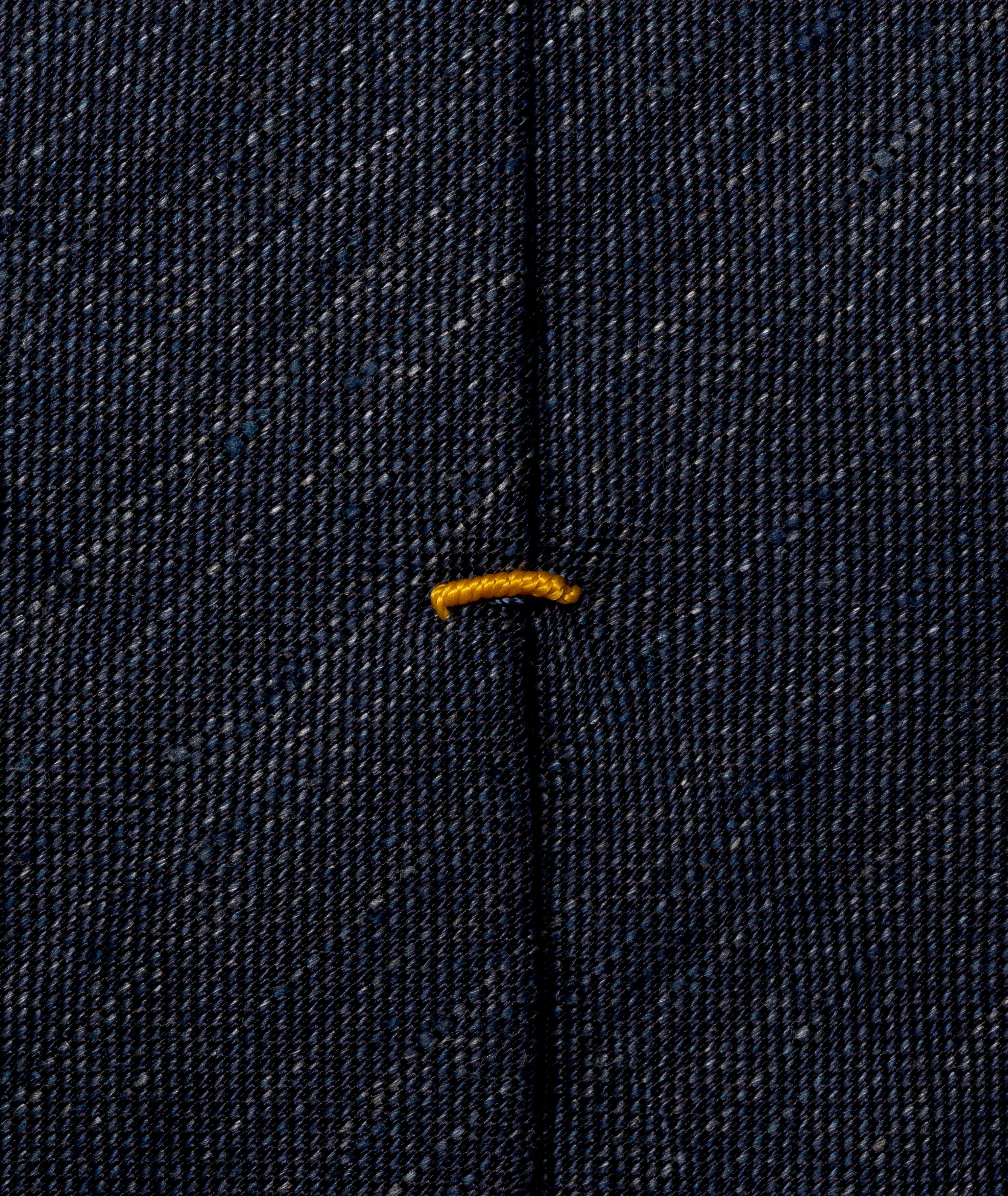 Cravate en lin-soie tissée unie image 2