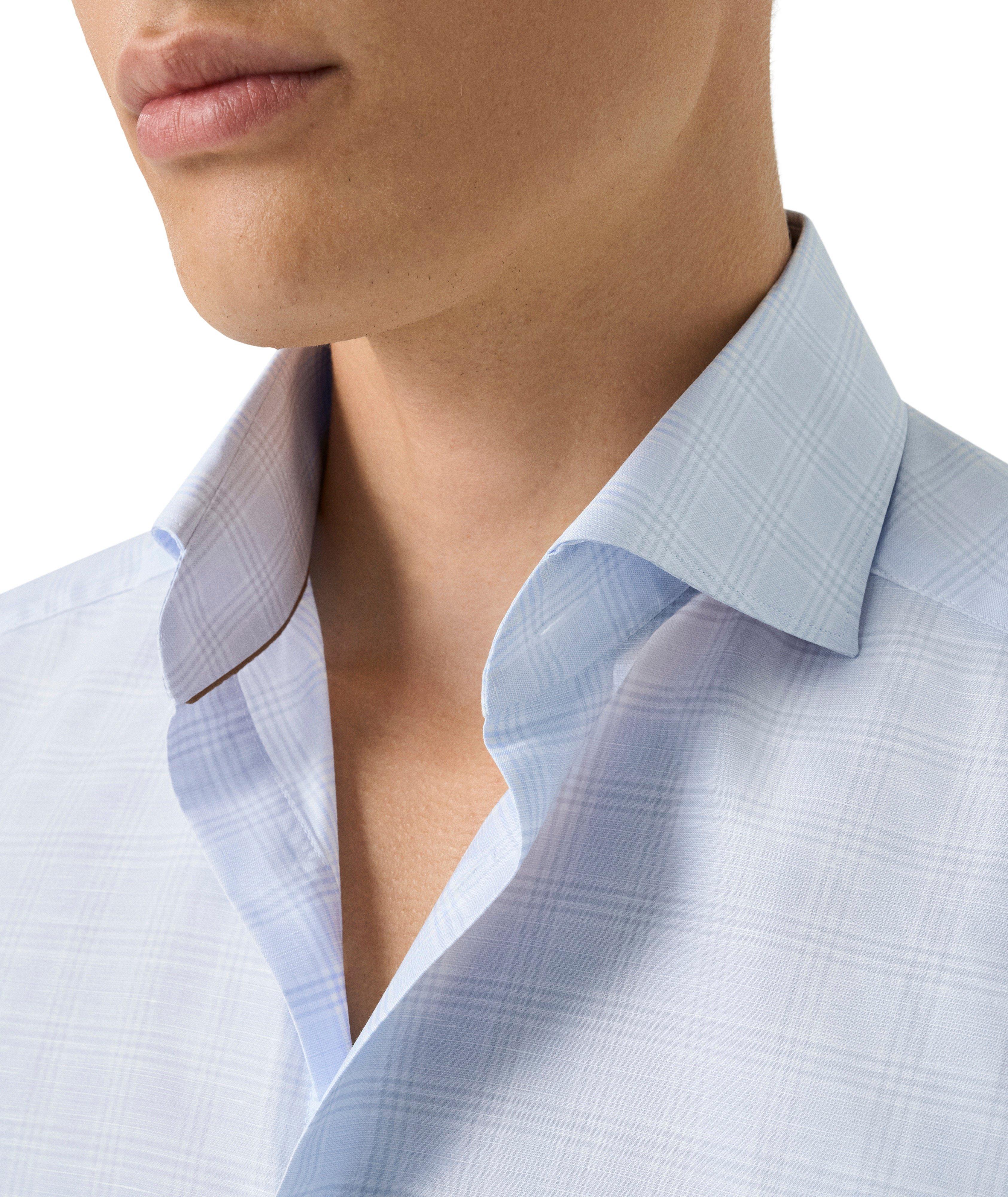 Chemise habillée carreaux coupe-ajustée image 3