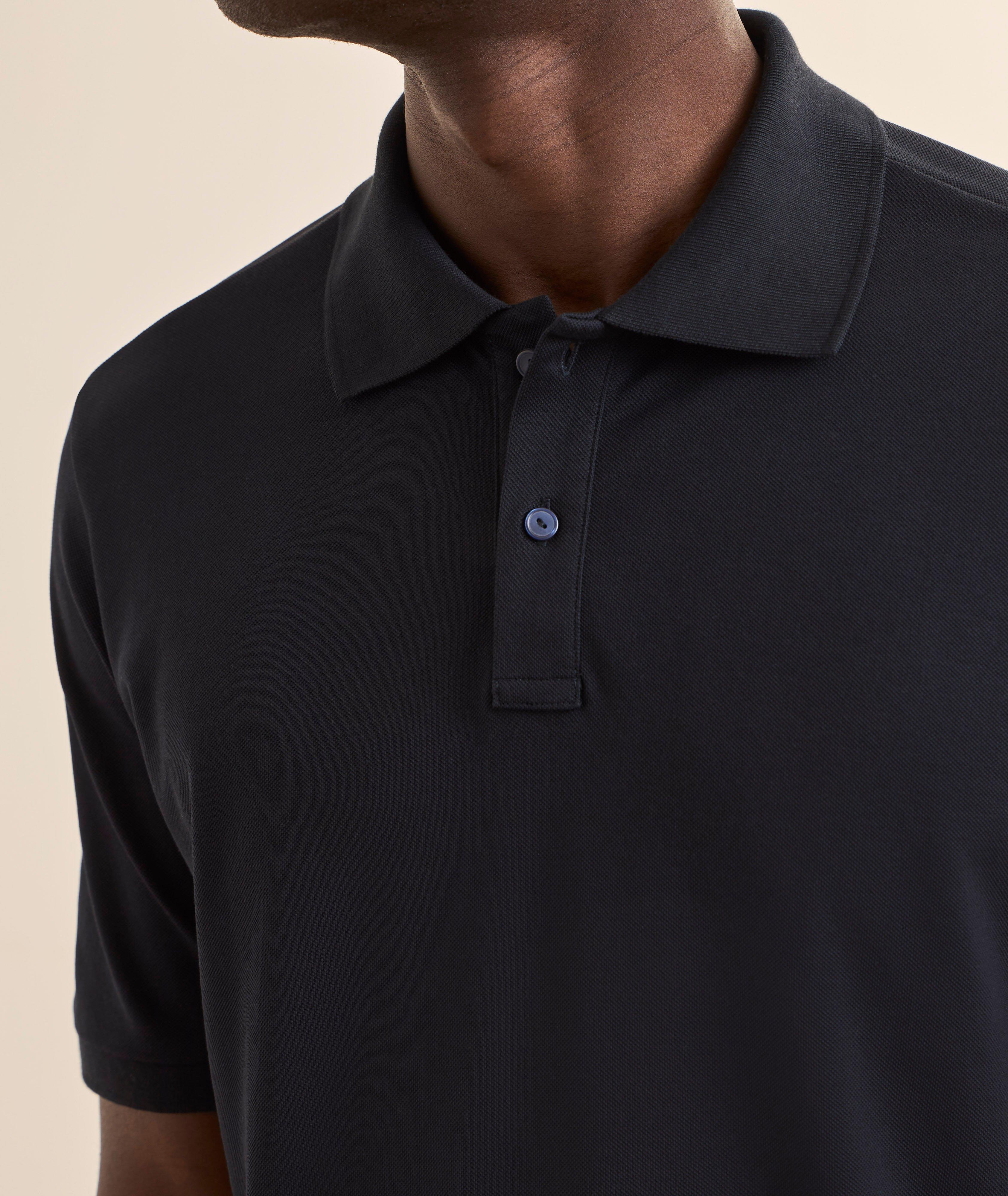 Pima Cotton Piqué Polo image 3