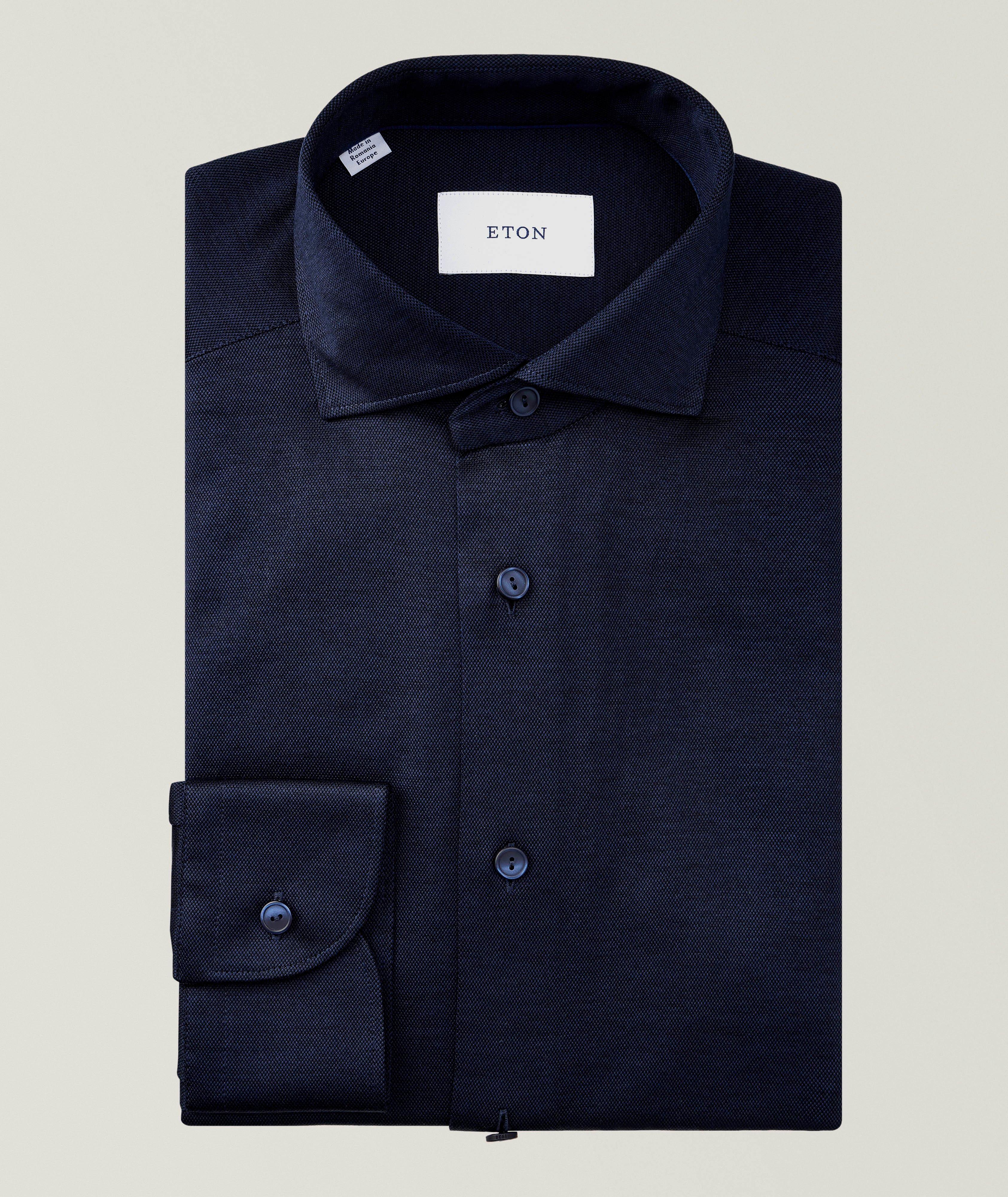 Slim-Fit Filo Di Scozia Knit Shirt image 0
