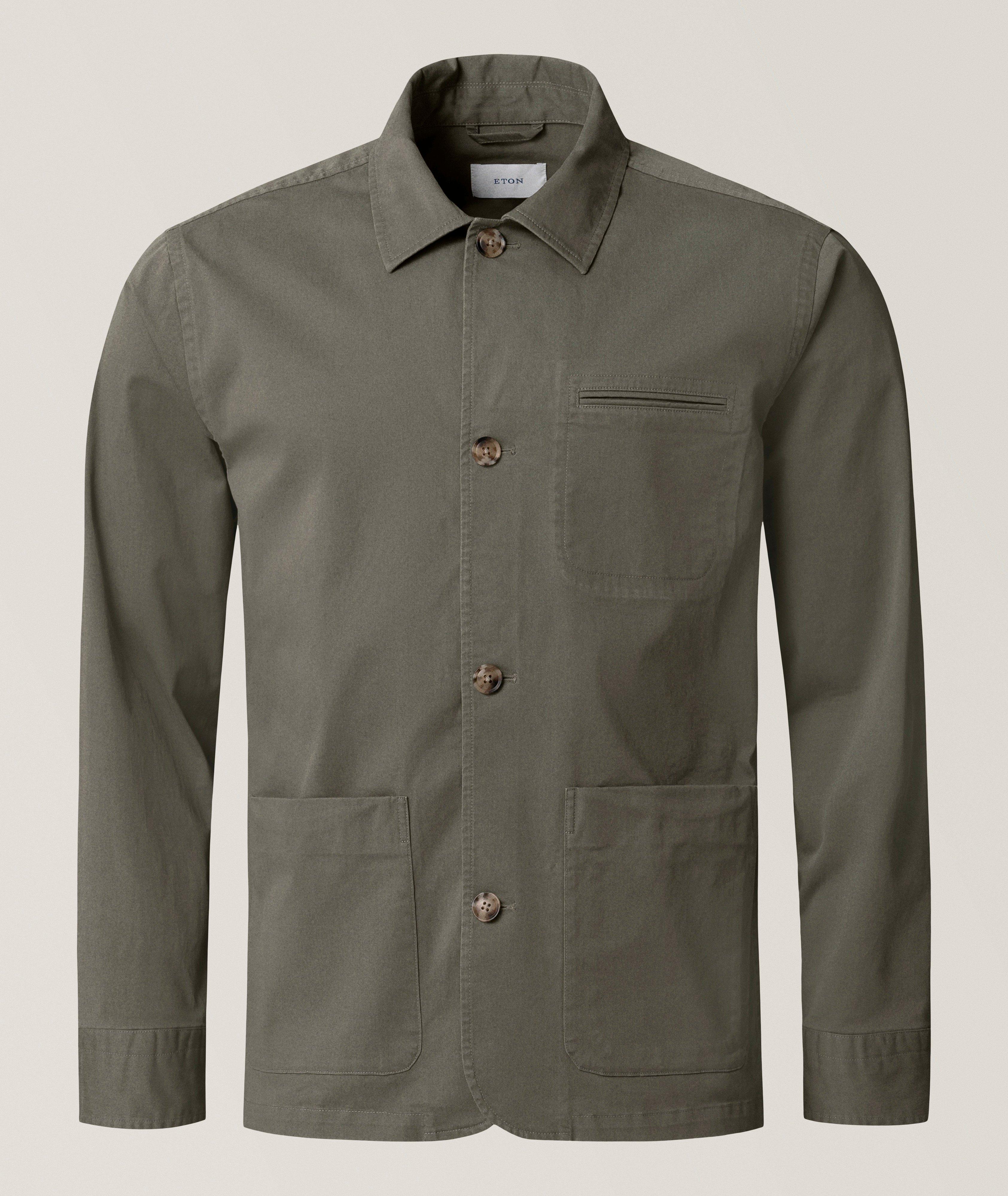 Eton Cotton Twill Overshirt