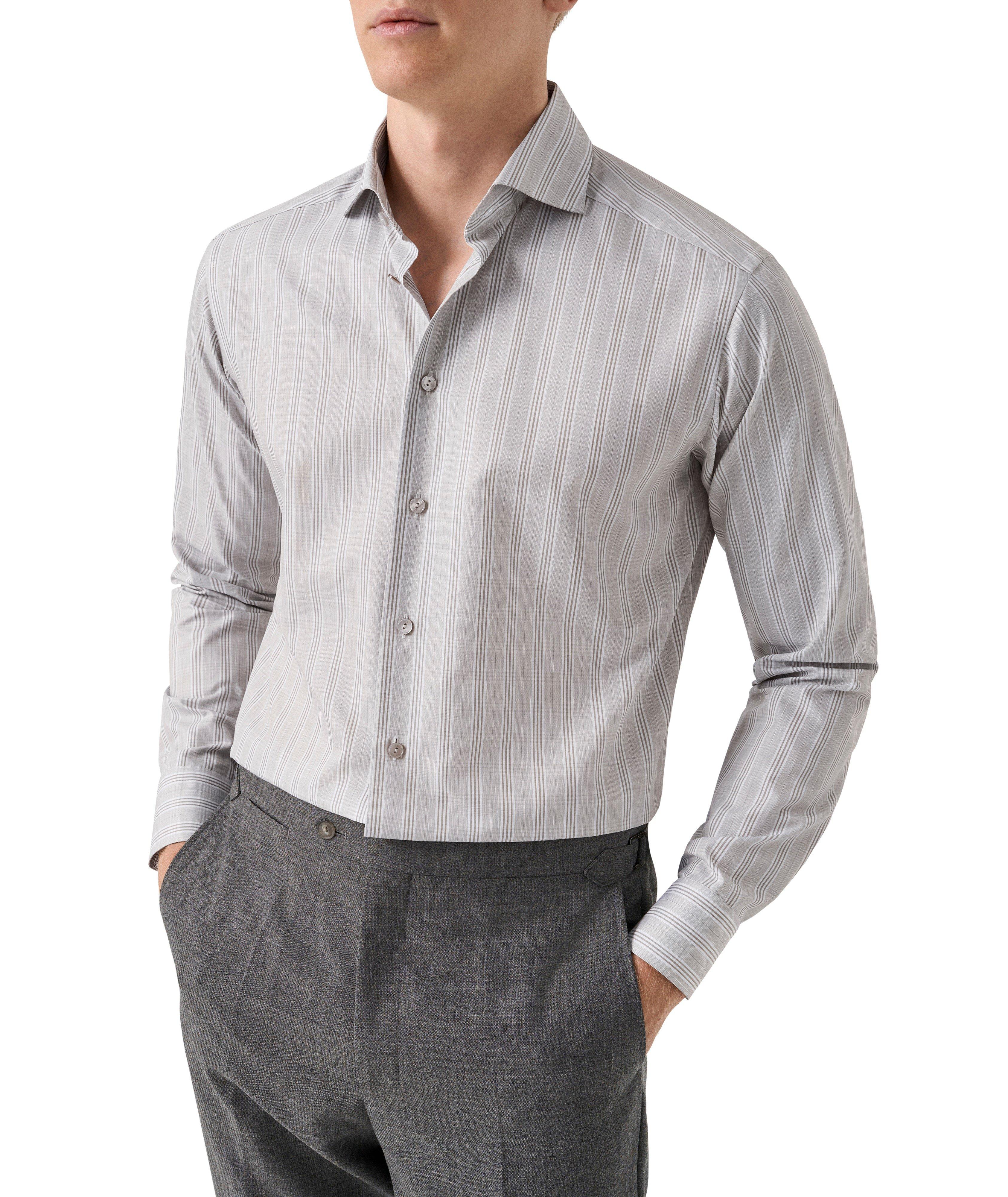 Chemise habillée rayée coupe-contemporaine image 1