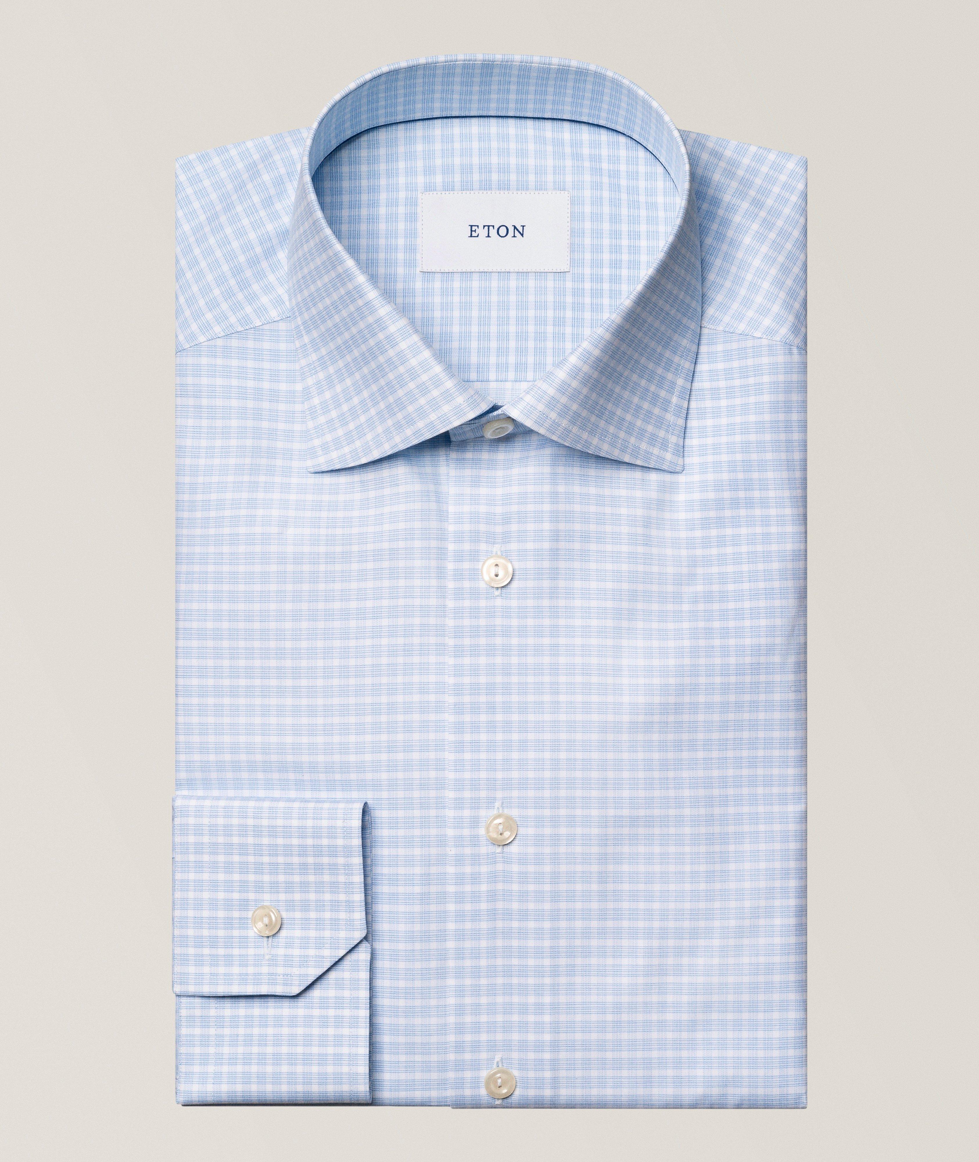 Eton Slim-Fit Check Fine Twill Shirt