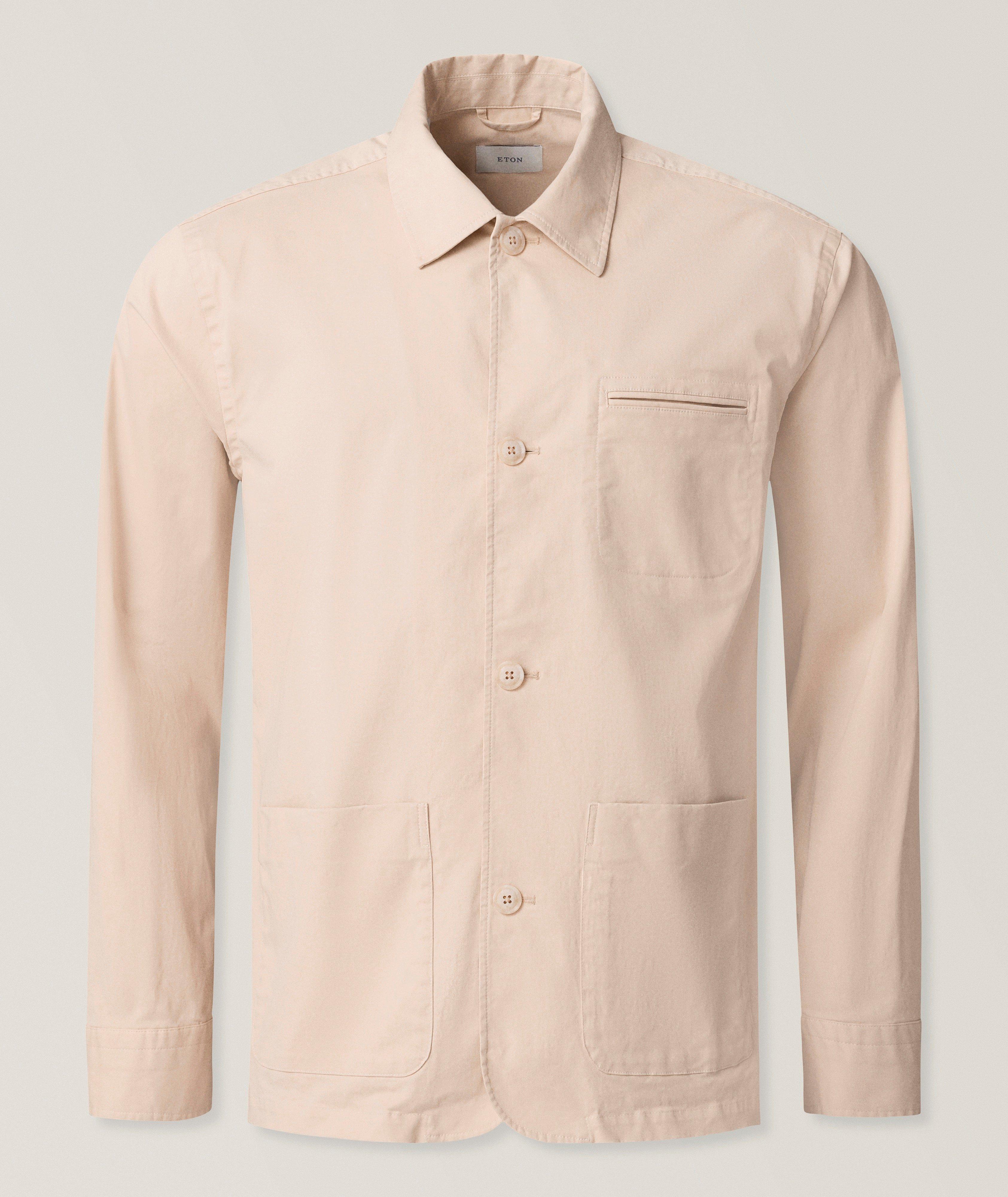 Eton Cotton Twill Overshirt