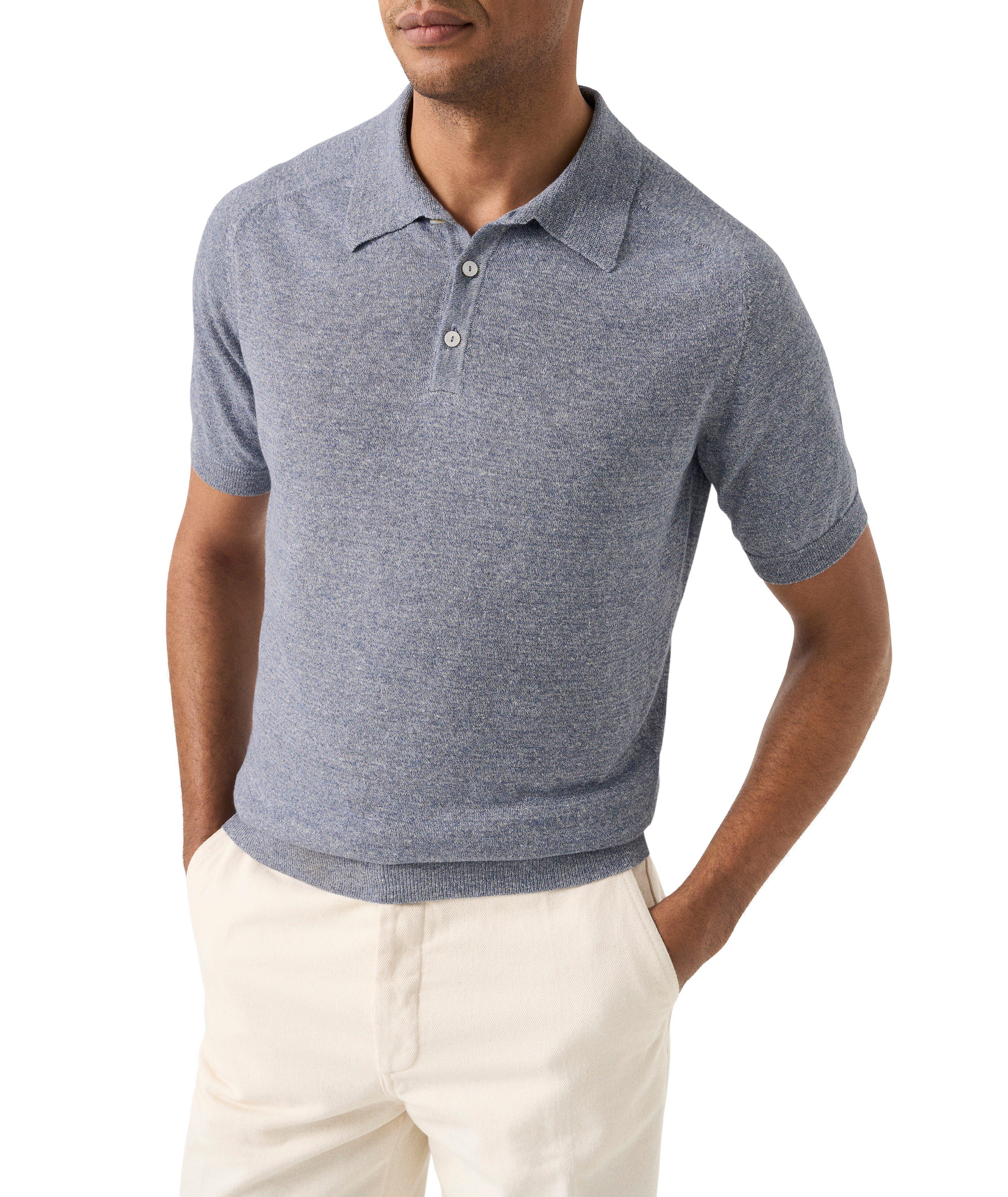 Polo tricot fin col Johnny image 1