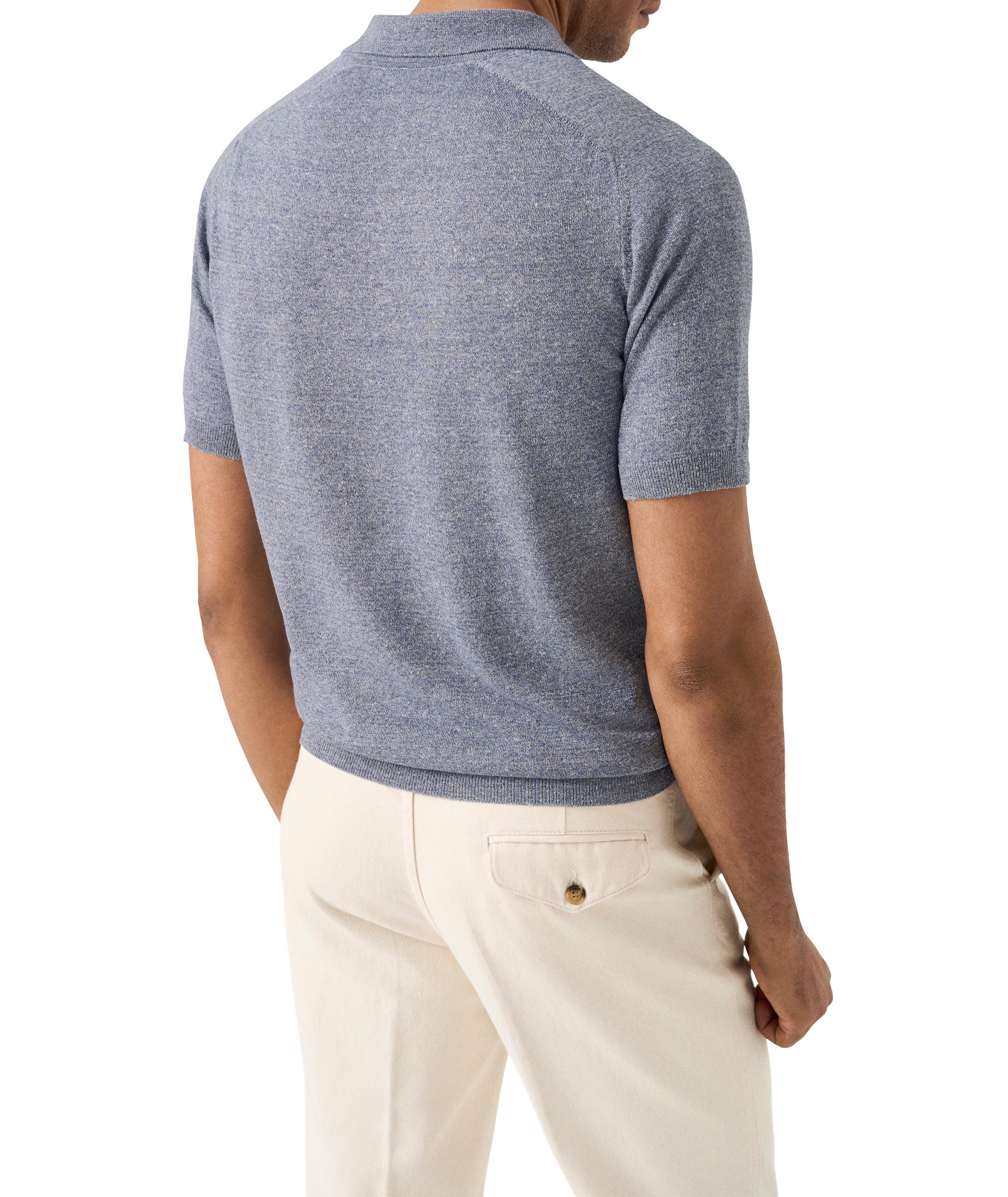 Polo tricot fin col Johnny image 2