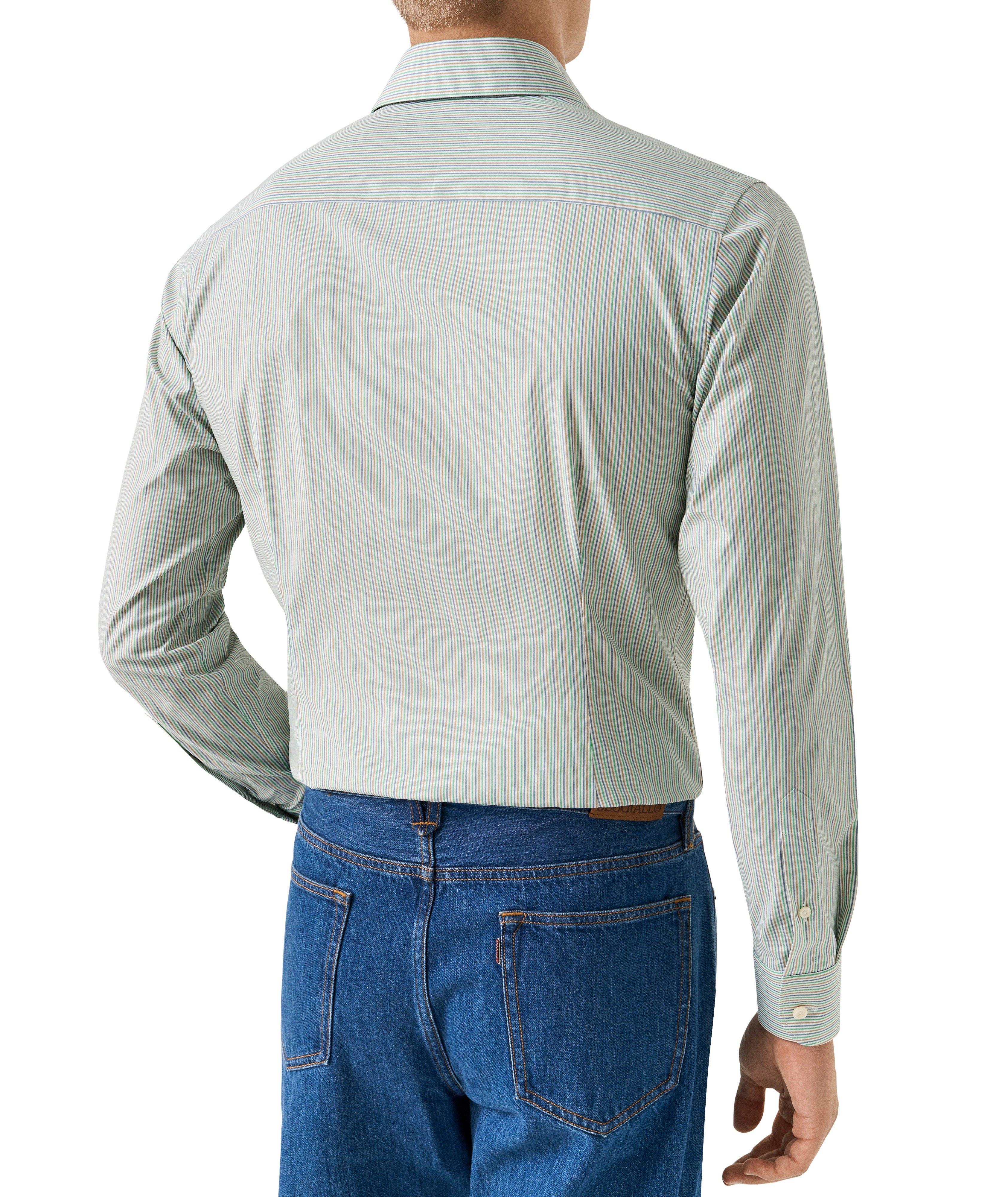 Slim-Fit Striped Breeze Poplin Dress Shirt image 2