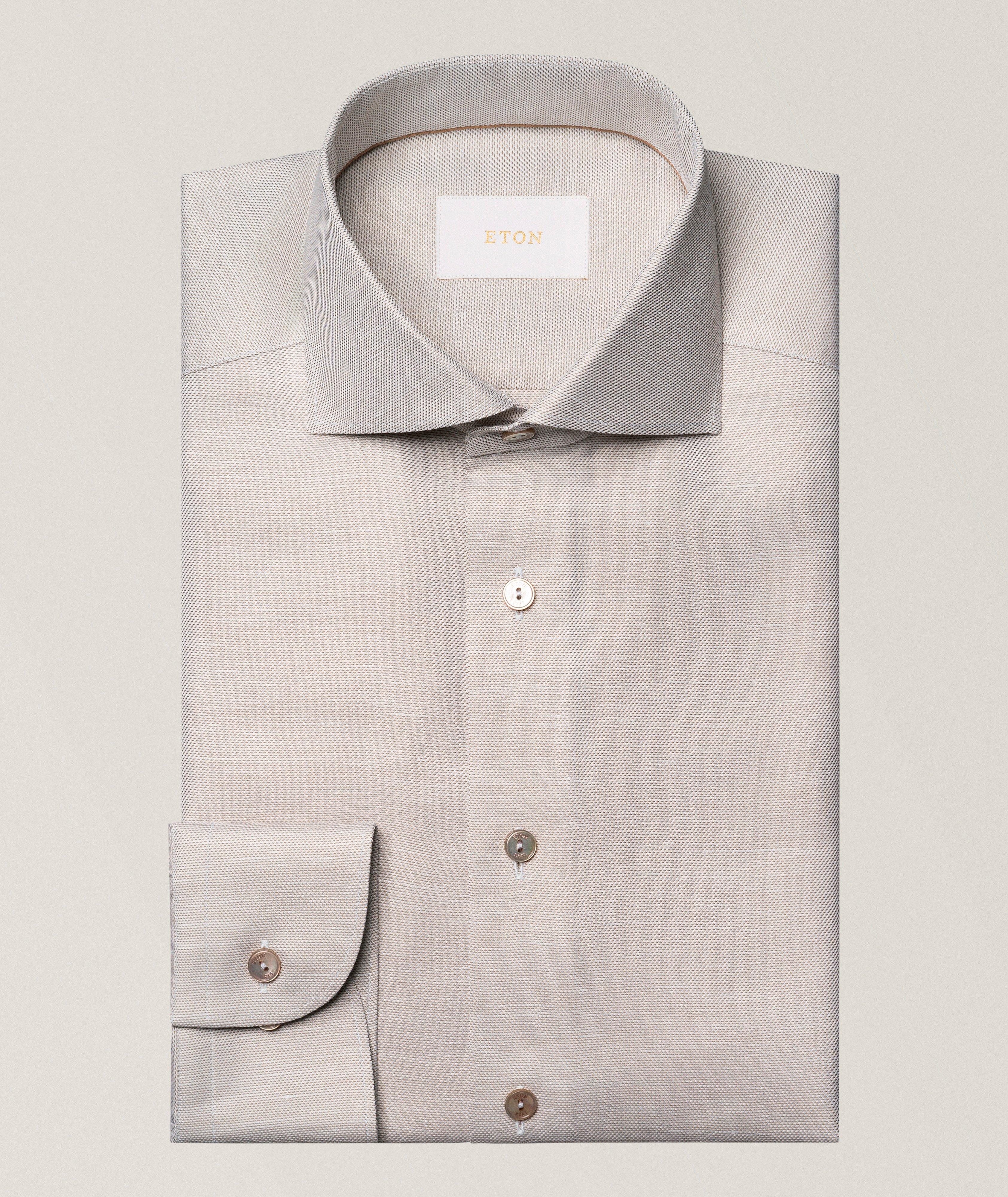 Eton Chemise habillée semi-unie coupe-ajustée