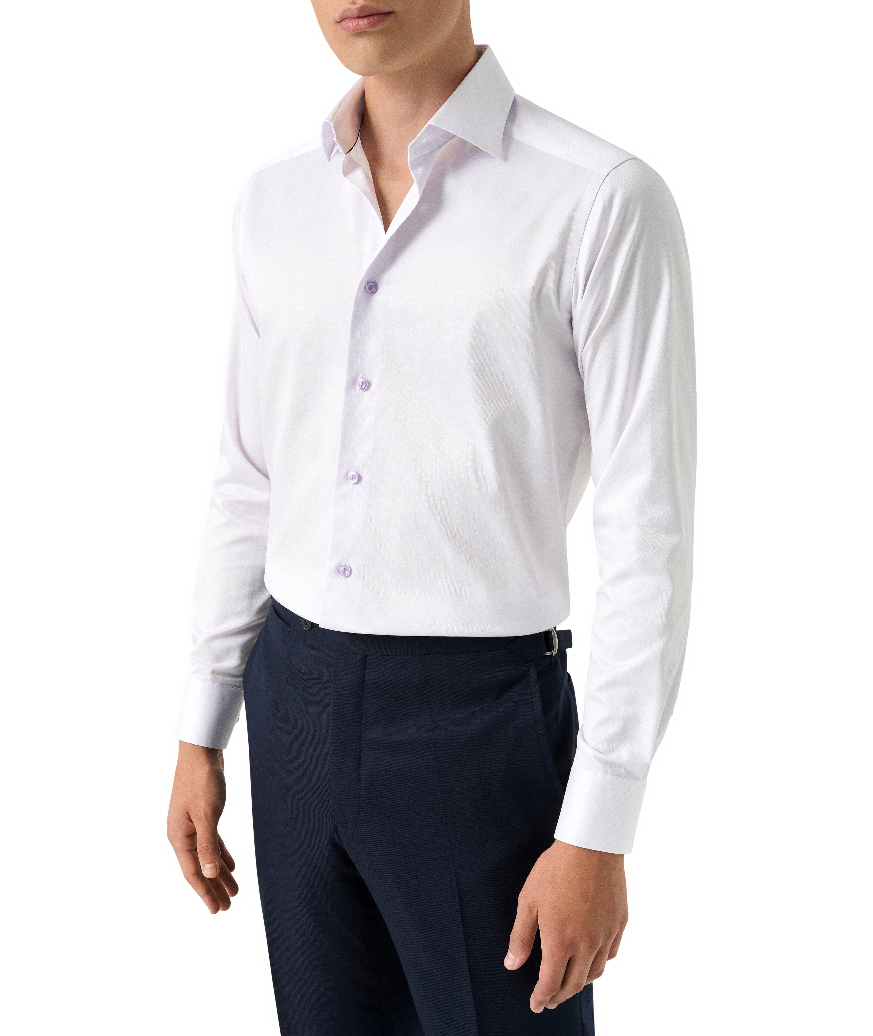 Slim-Fit Cotton-Tencel-Lyocell Dress Shirt image 4