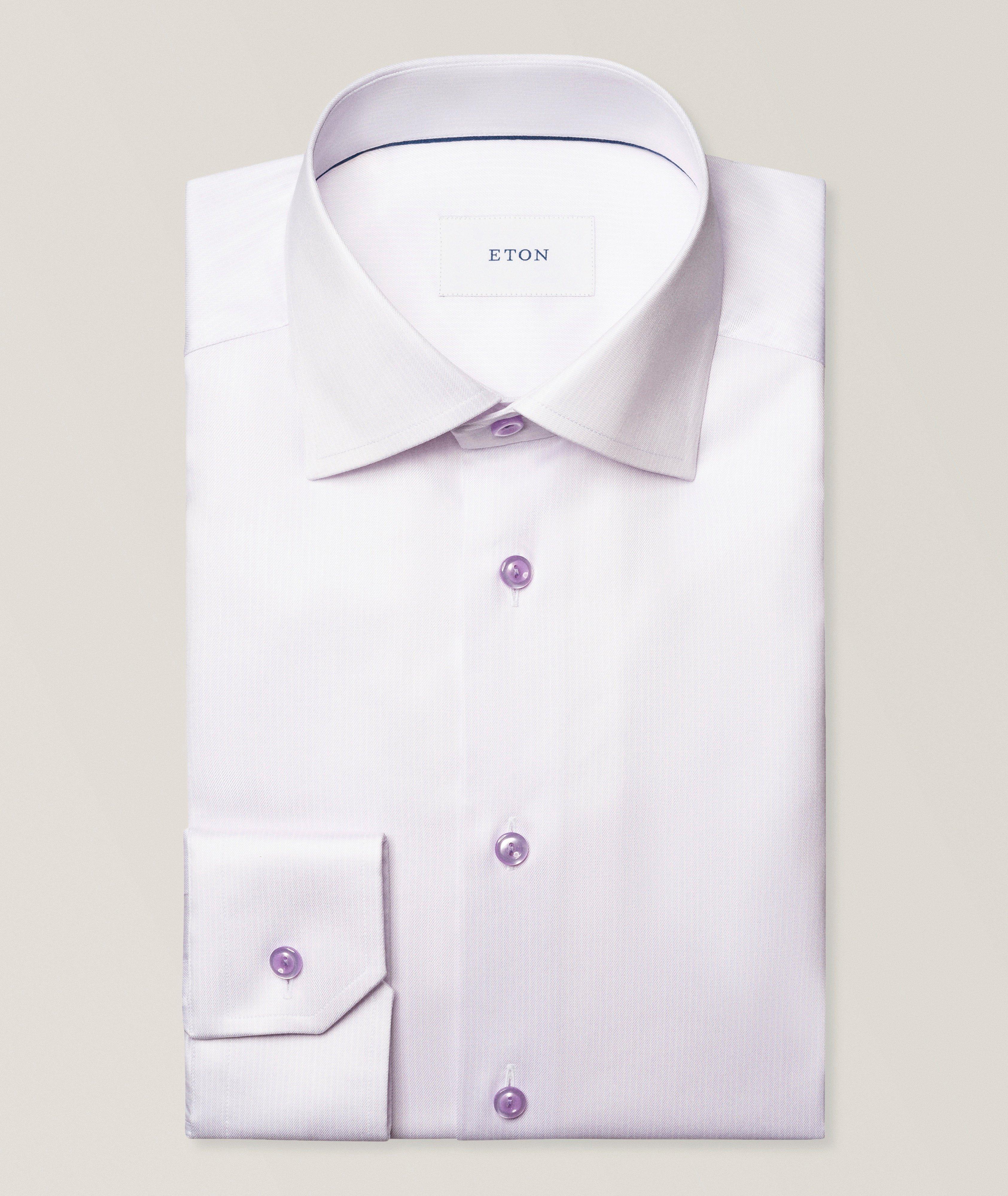 Eton Slim-Fit Cotton-Tencel-Lyocell Dress Shirt