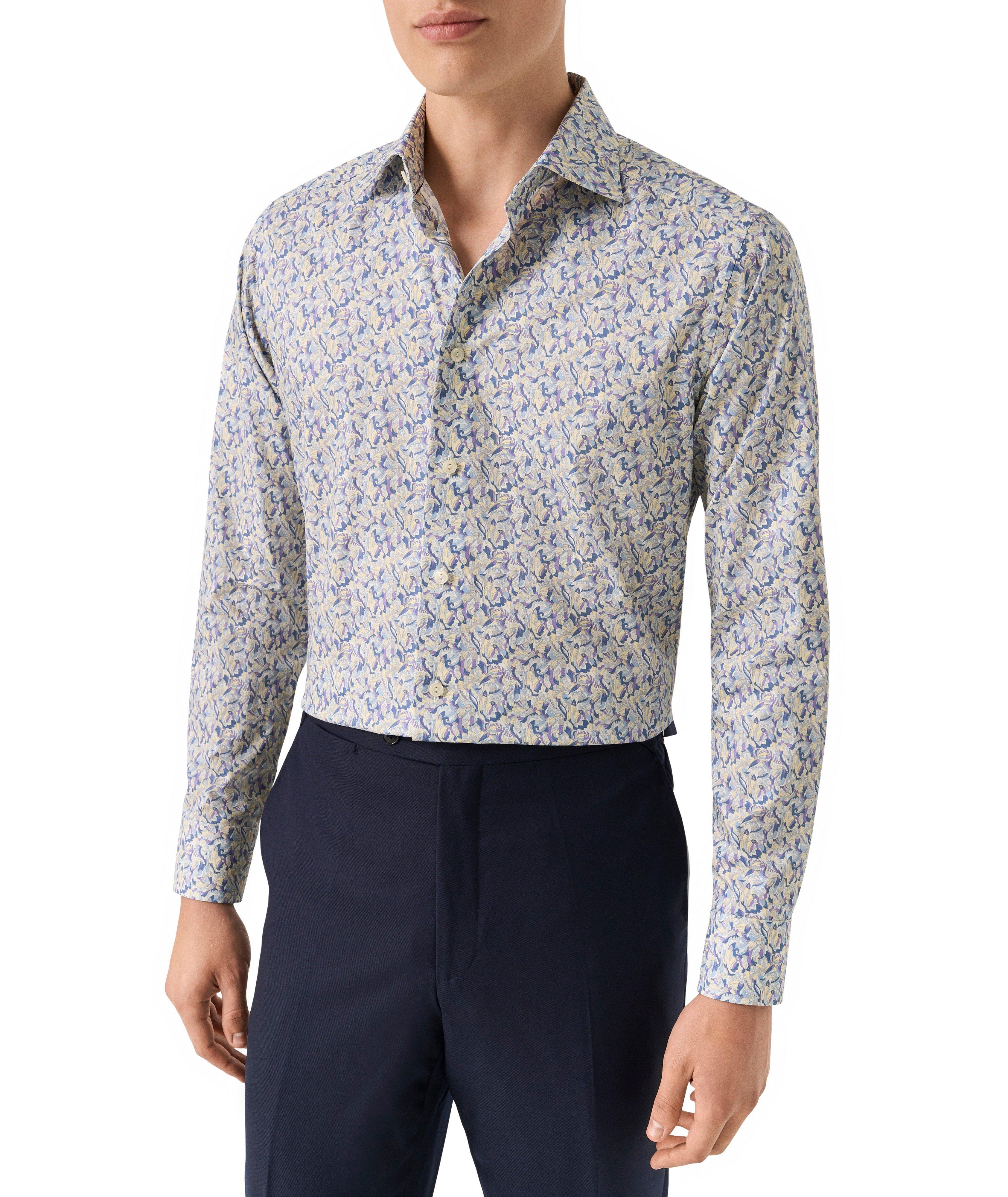 Chemise habillée sergé signature floral coupe-ajustée image 1