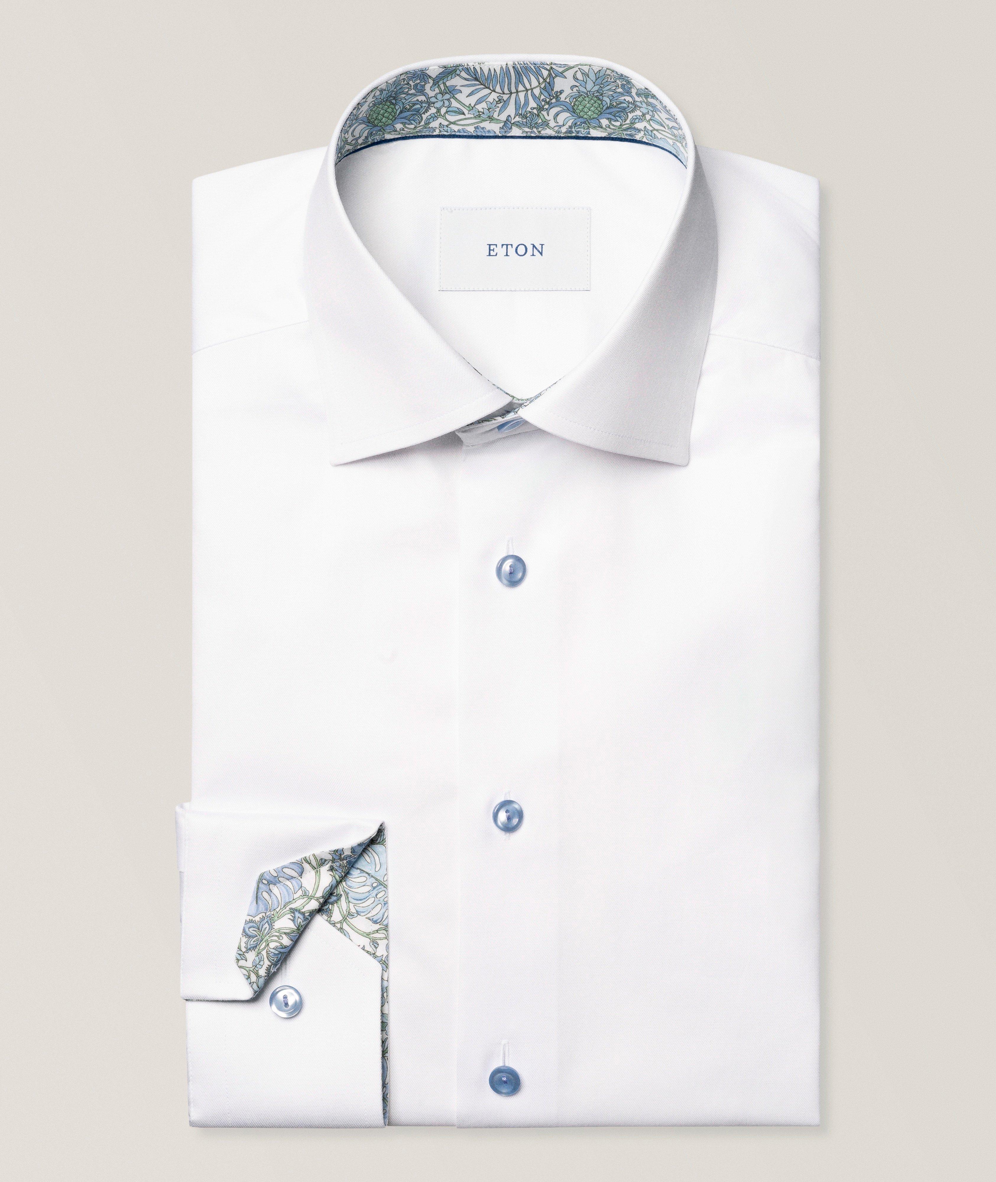 Contemporary-Fit Floral-Effect Dress Shirt image 0