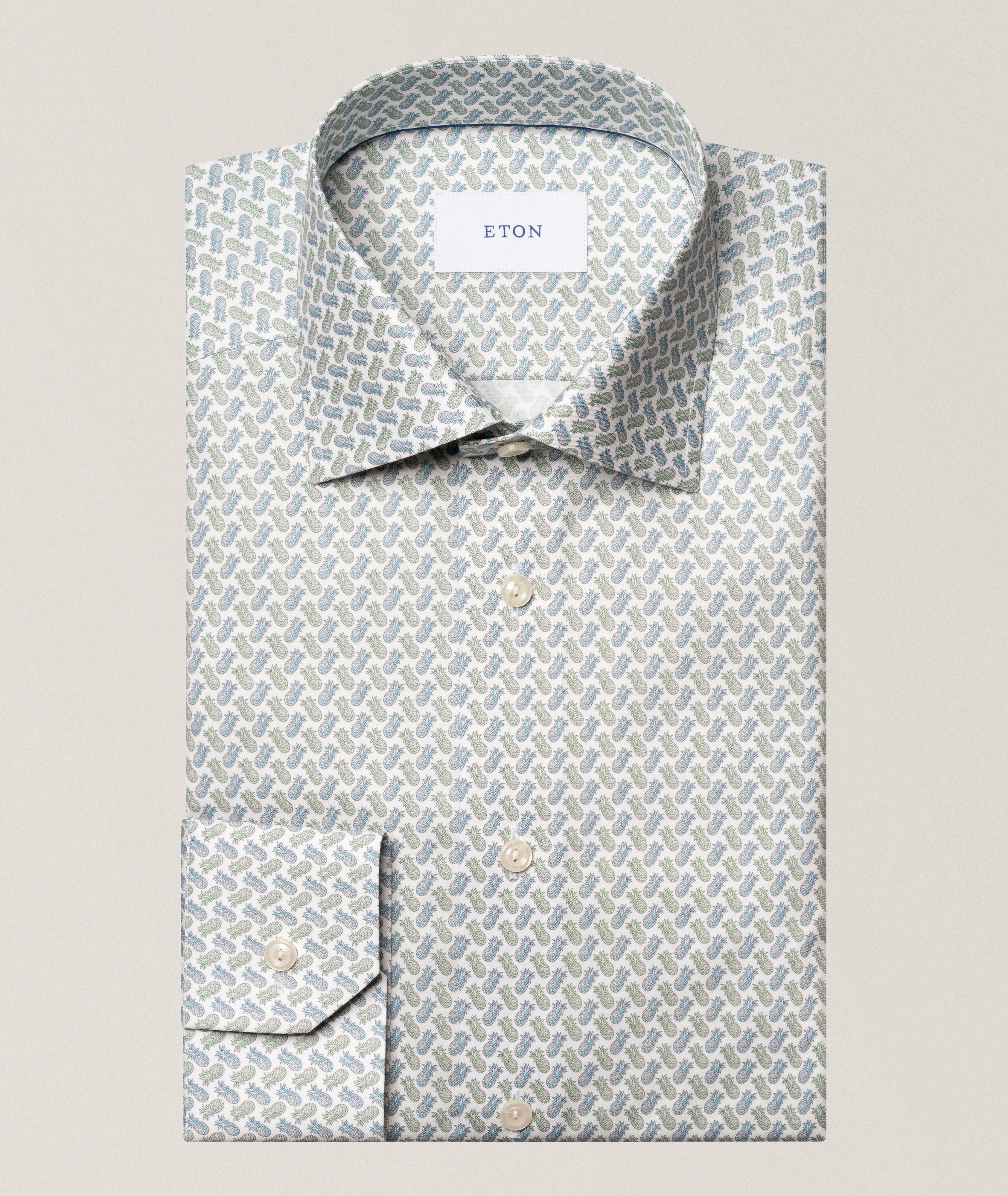 Eton Slim-Fit Pineapple Signature Twill Shirt