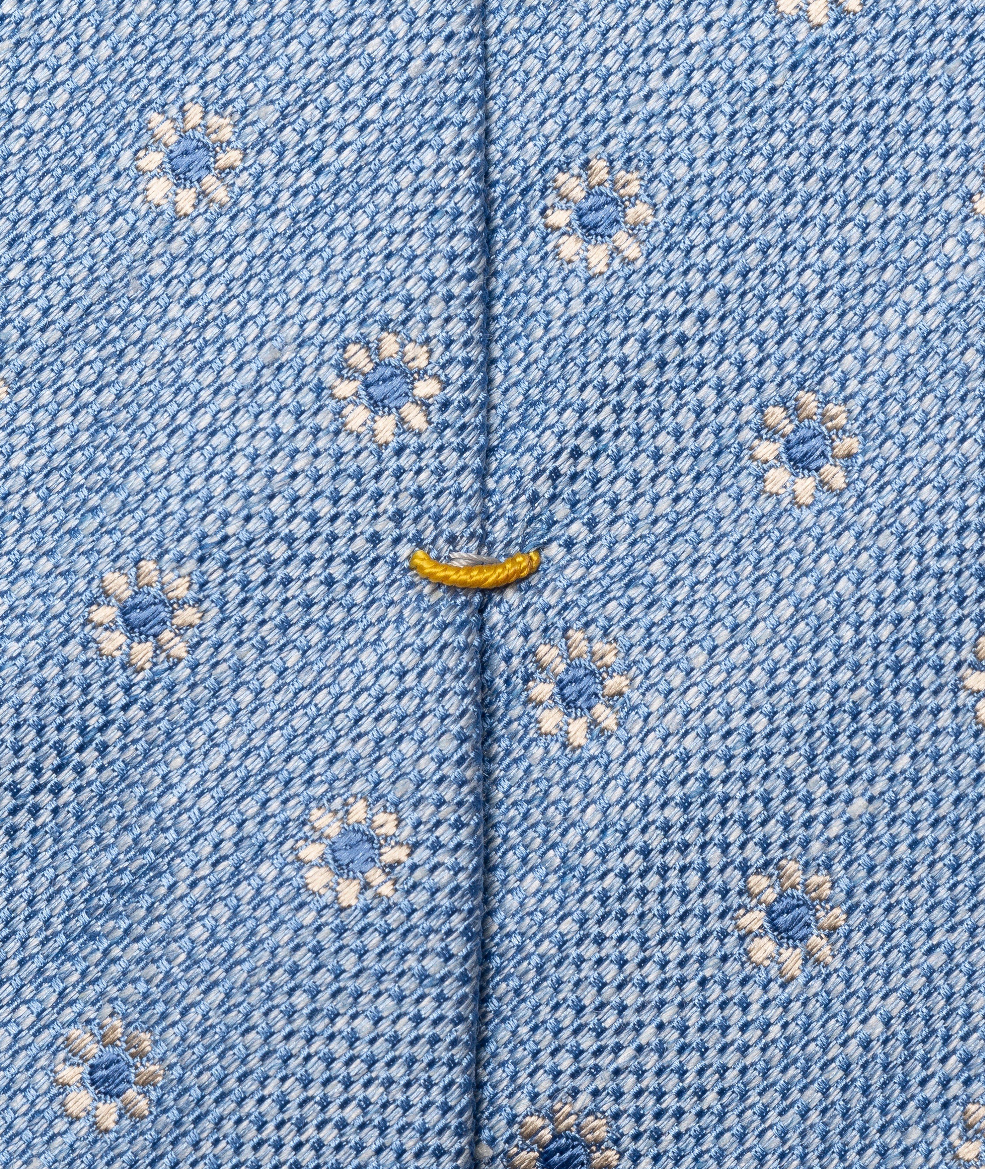 Floral Woven Linen-Silk Tie image 2