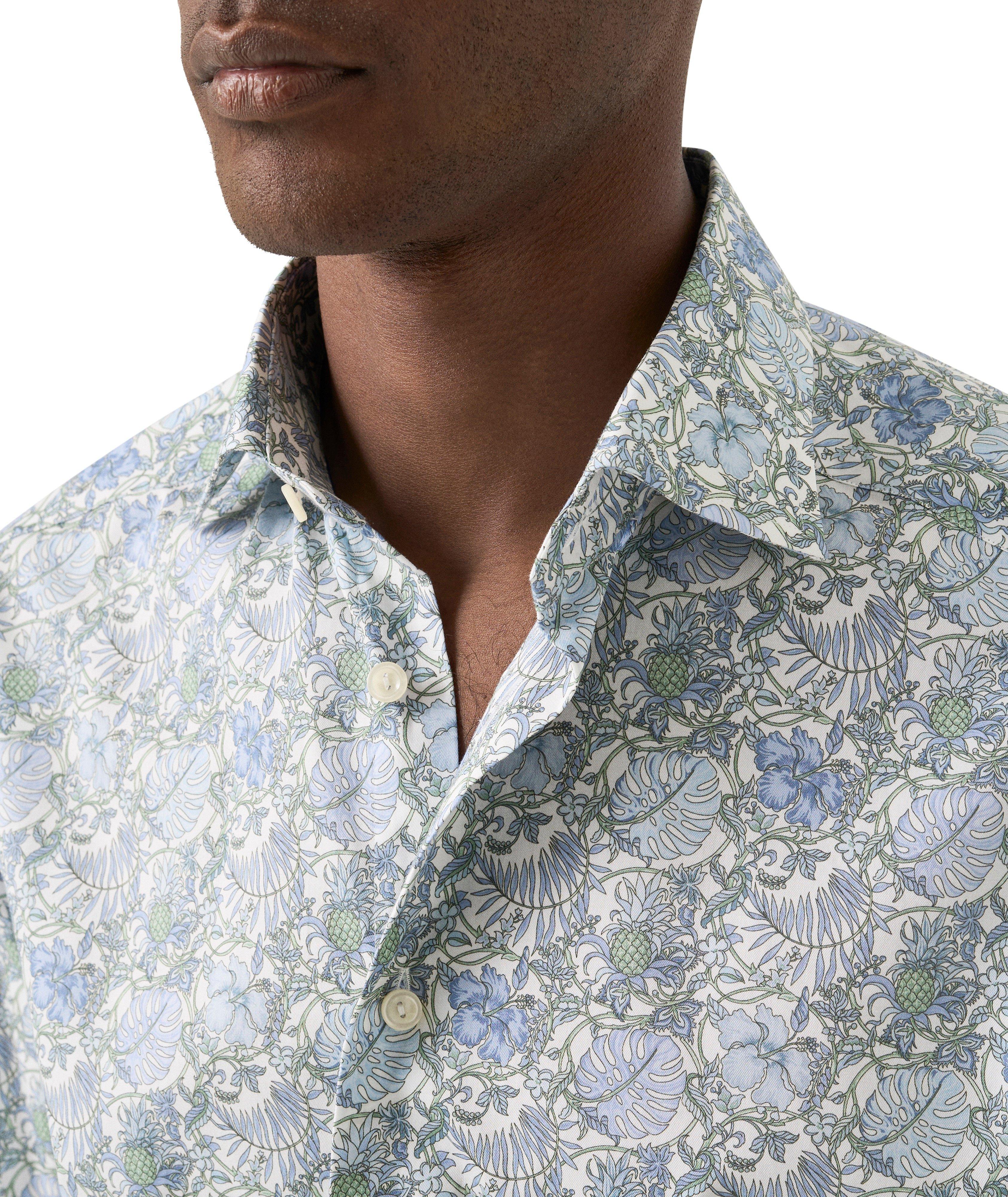 Chemise habillée sergé floral coupe ajustée image 3