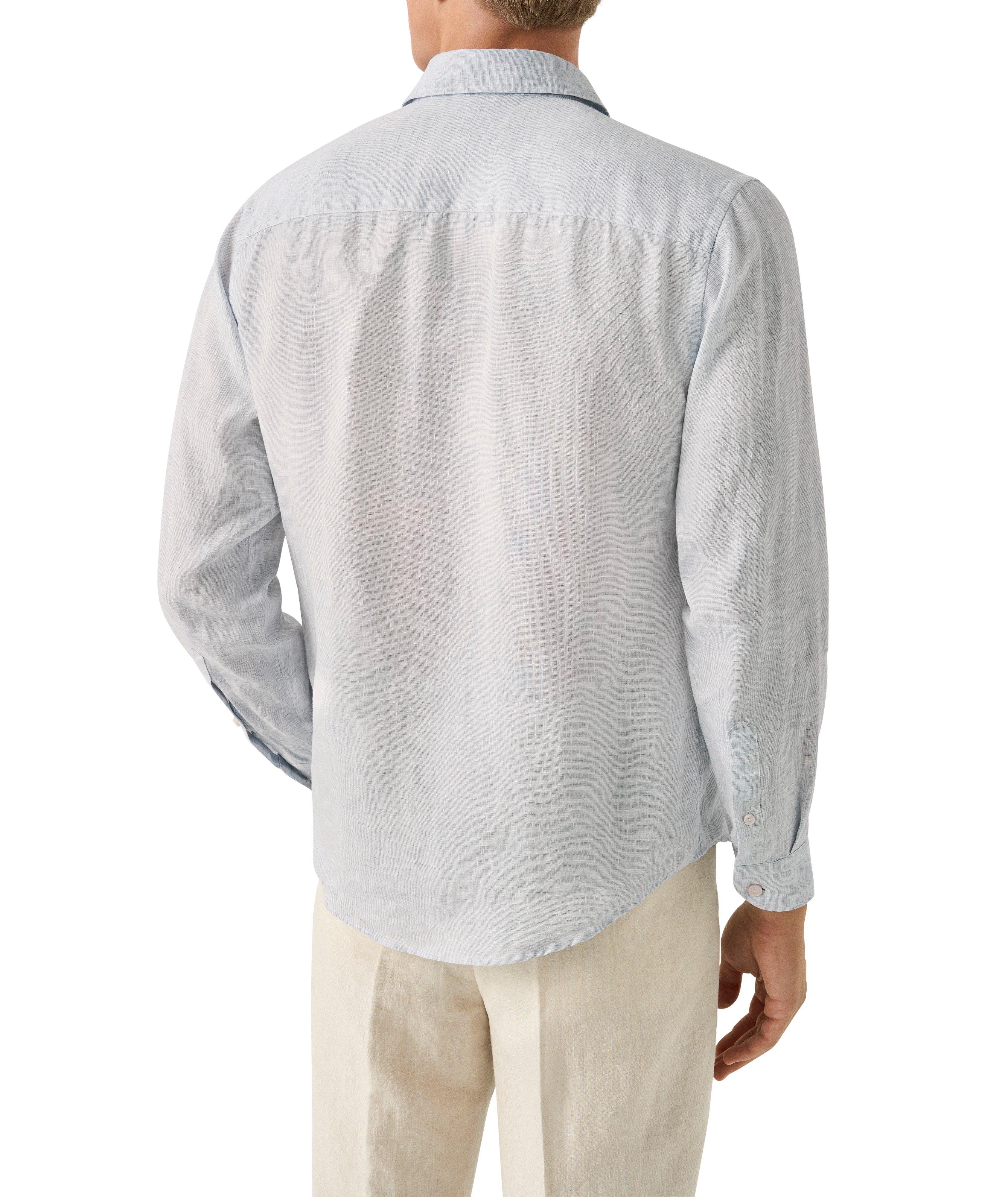 Contemporary-Fit Garment-Dyed Linen Shirt image 2